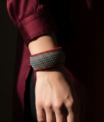 BASKET STEEL Red Bracelet