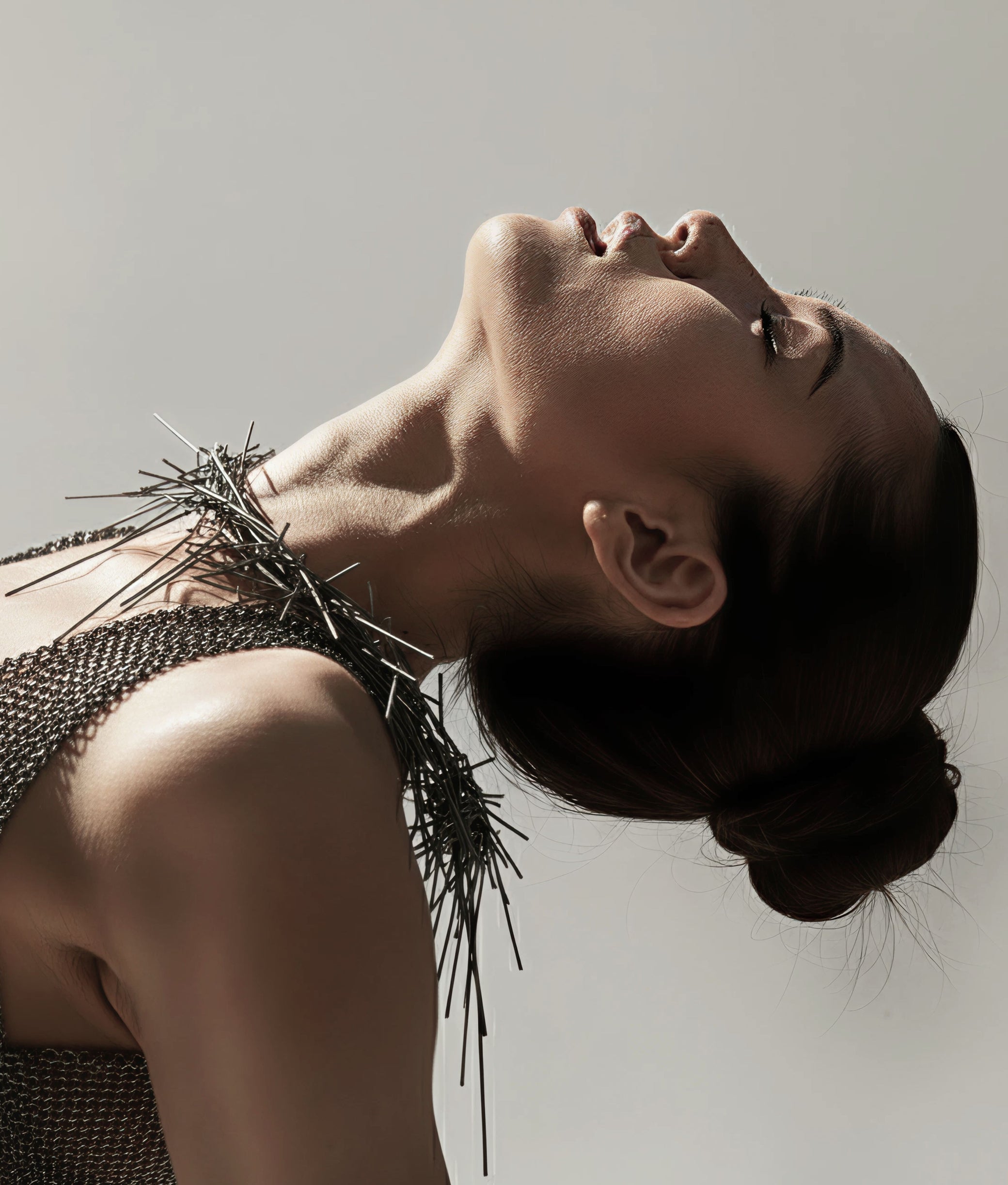 Steel Spring Necklace
