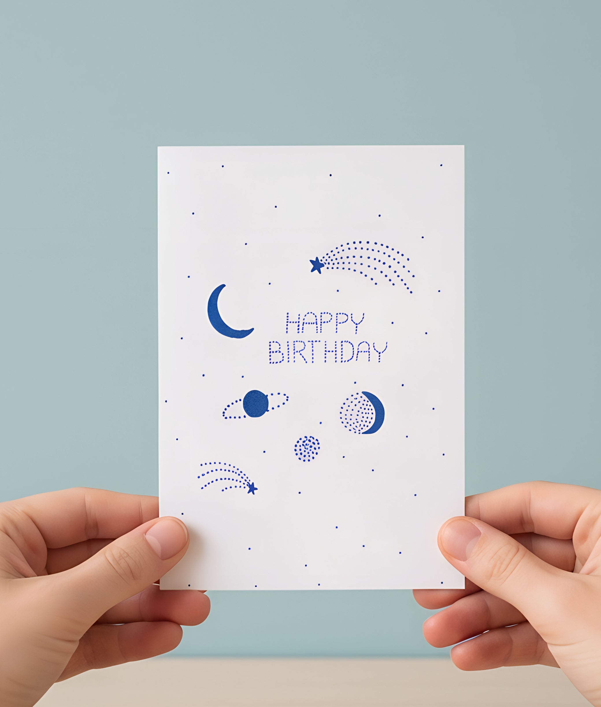 Stellar Happy Birthday Greeting Card