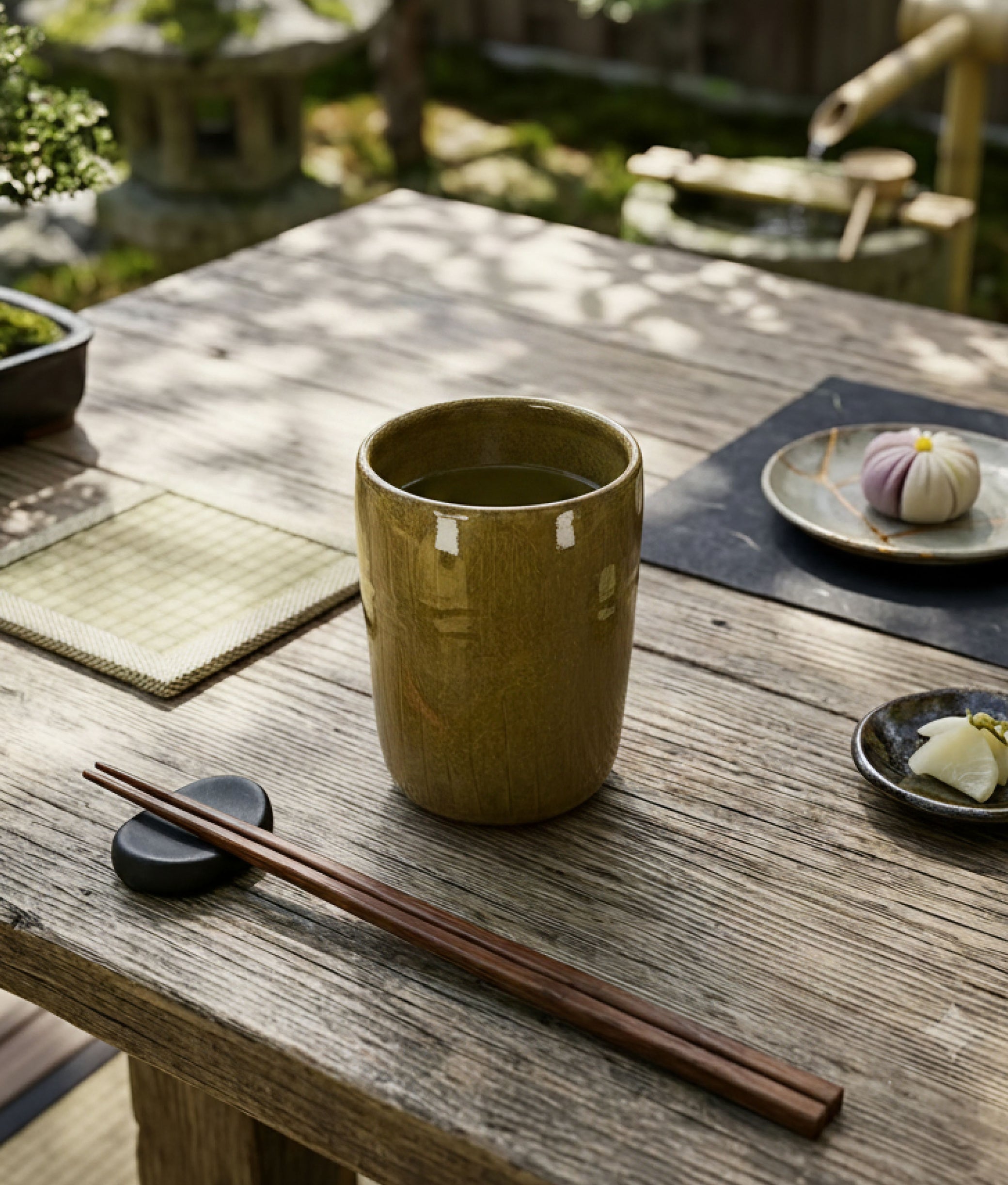 Stone Ash Yunomi Cup