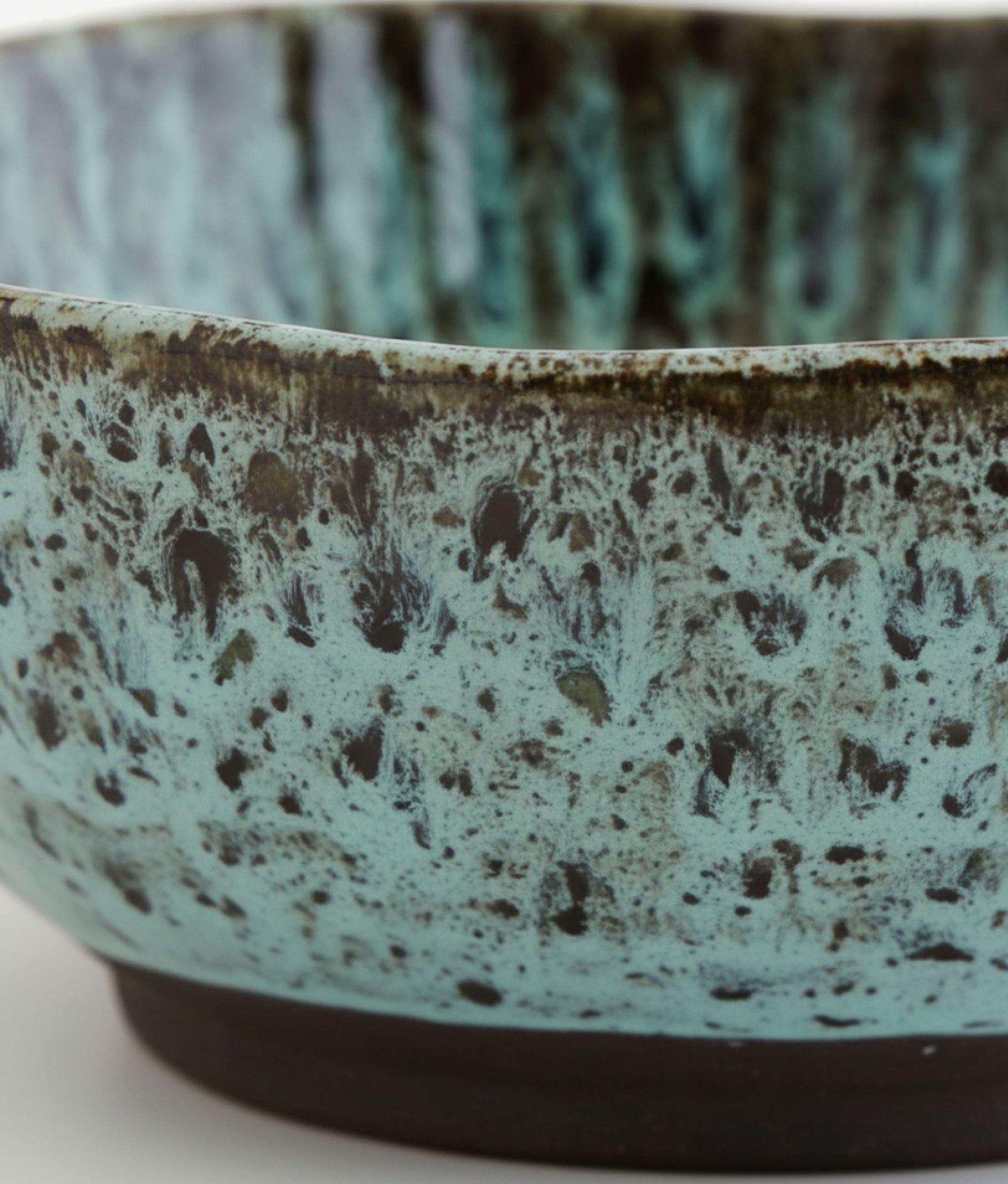 Light Petrol Black Stoneware Bowl