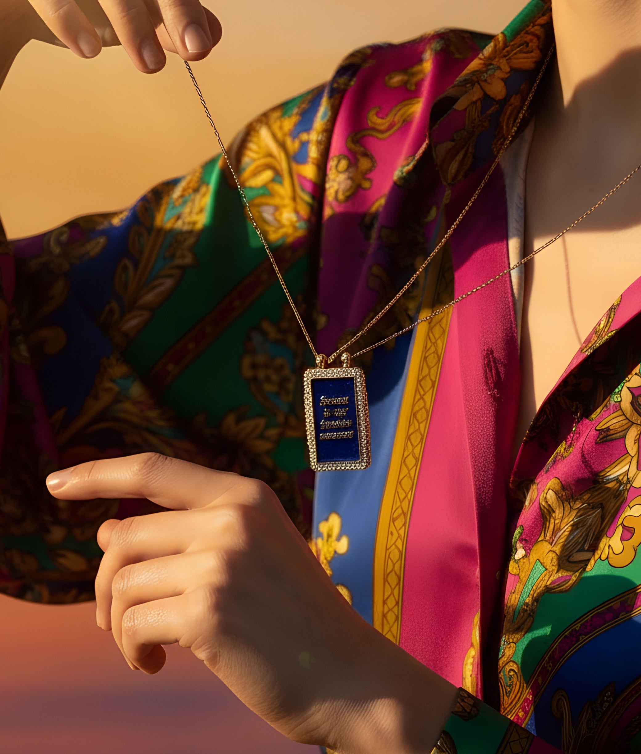 Sunset Twice Boheme necklace