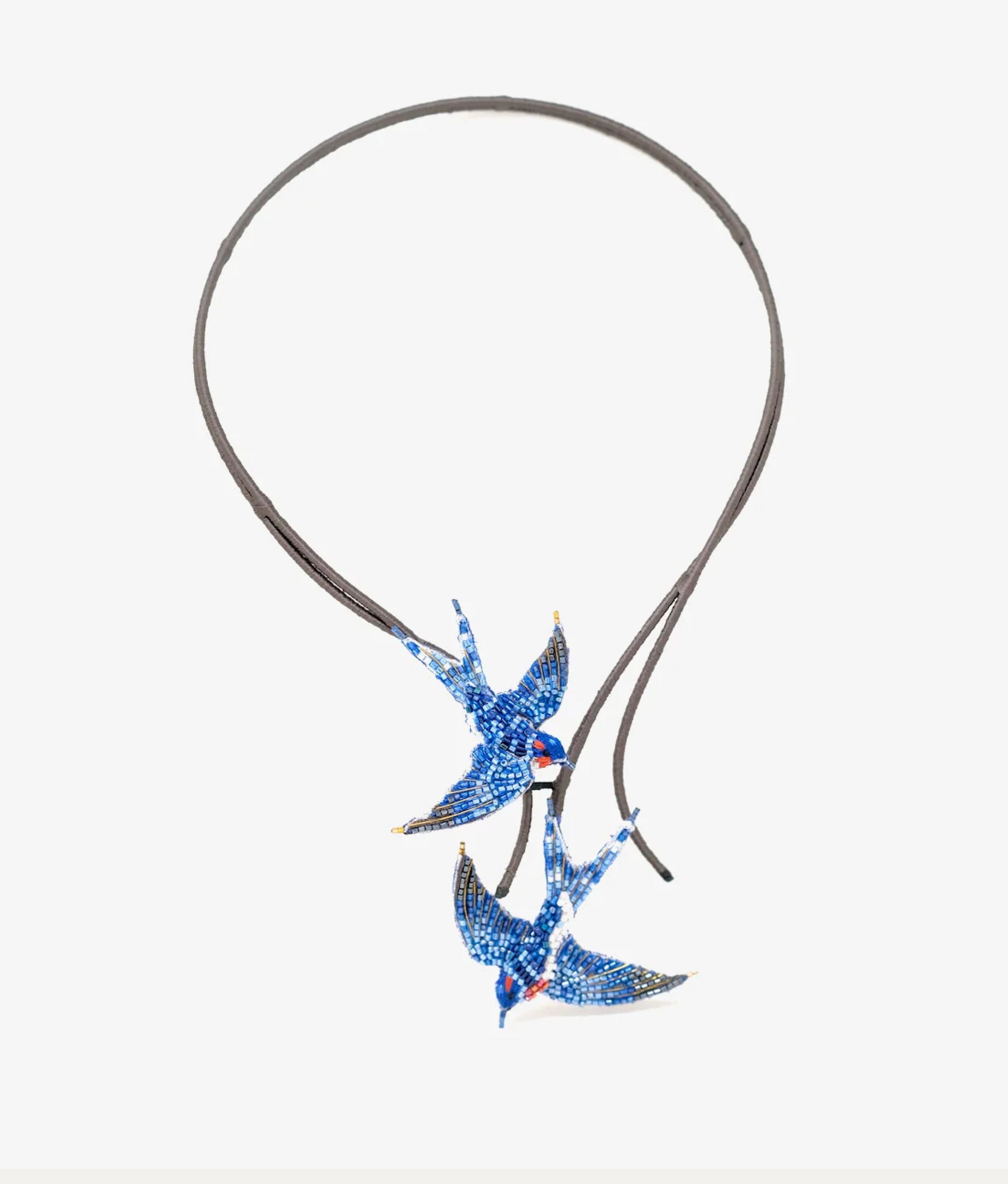 Swallow Duet Necklace