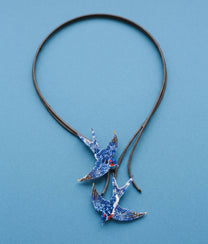 Swallow Duet Necklace