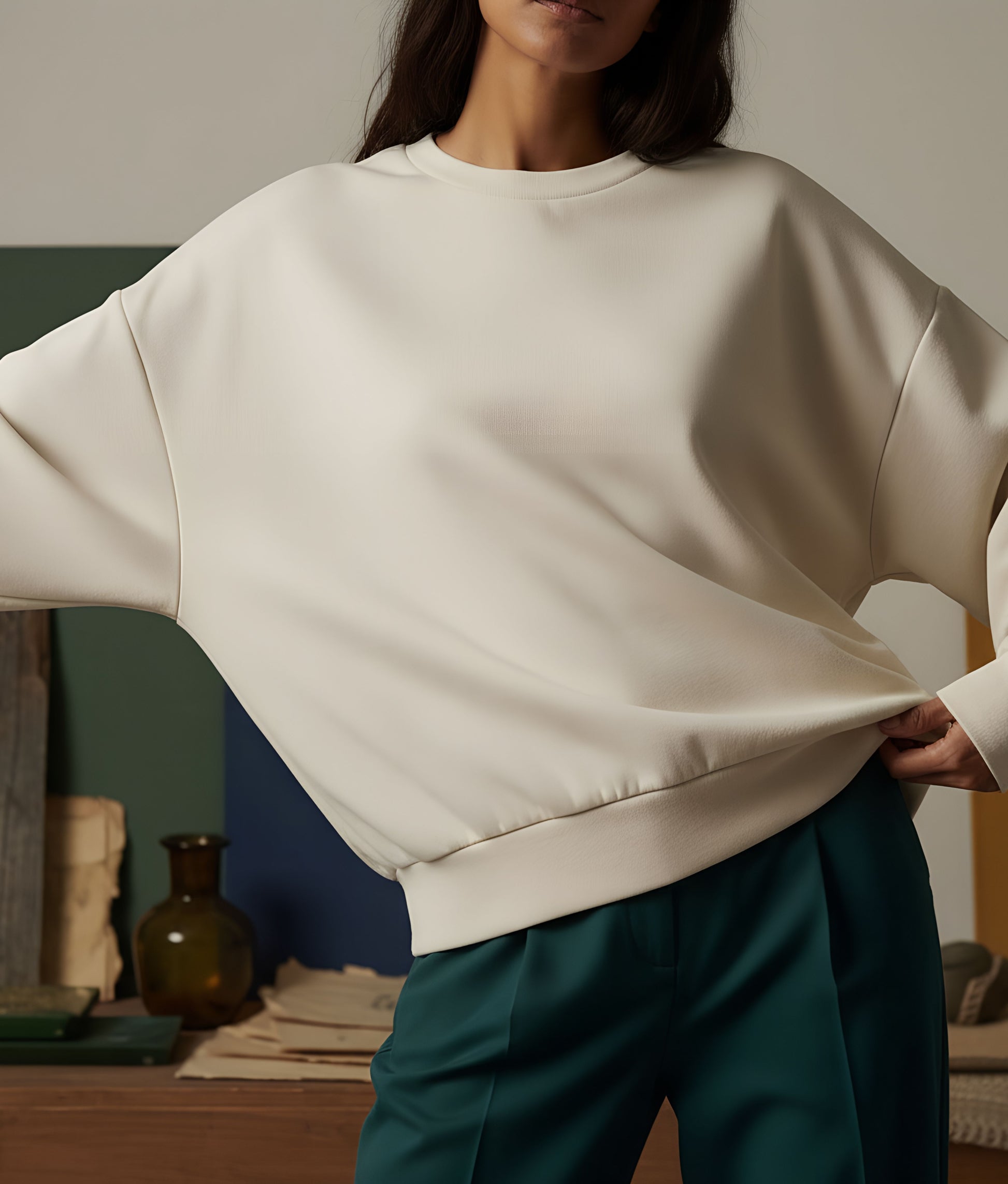 Cream Sweatshirt