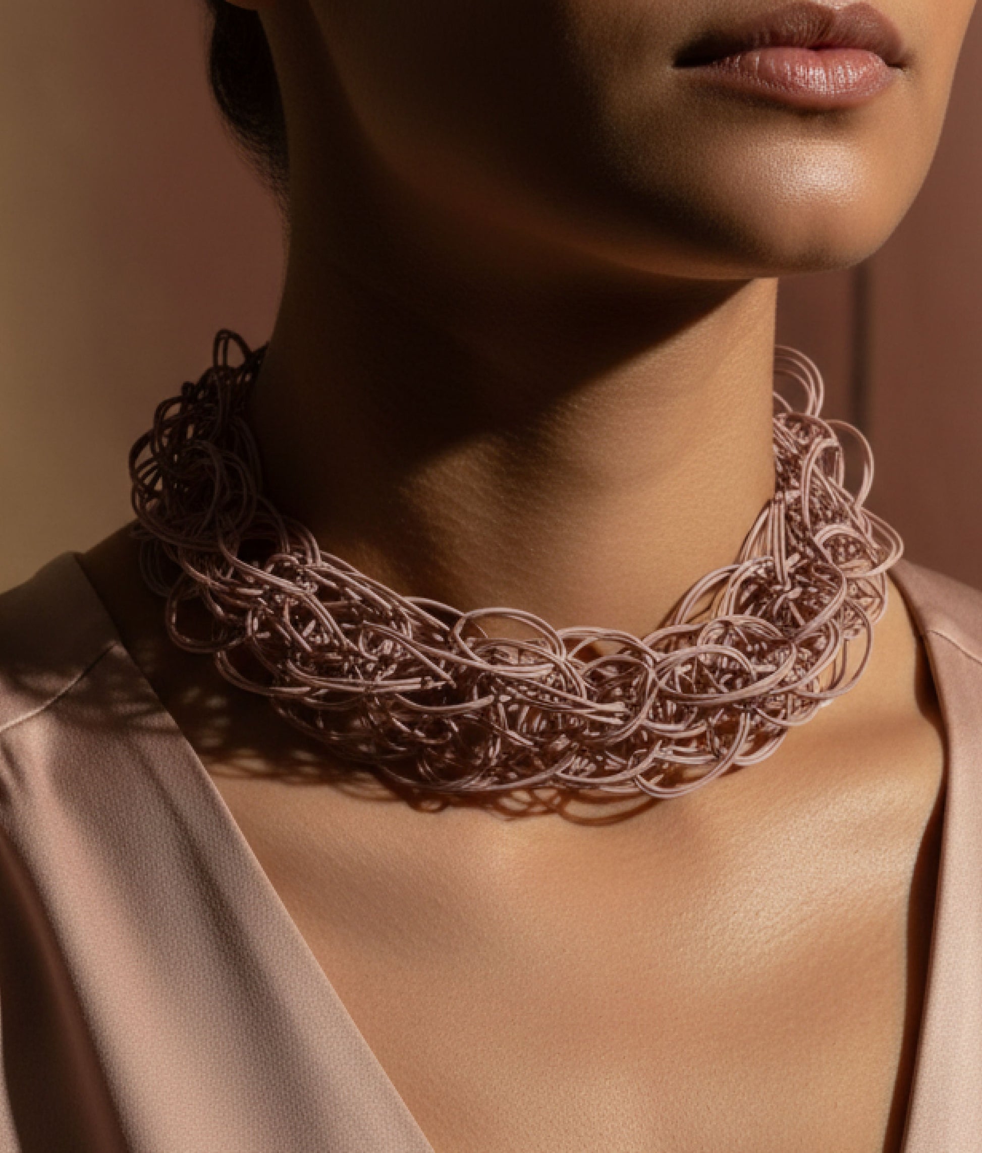 TEJER Champagne Pastel Necklace S