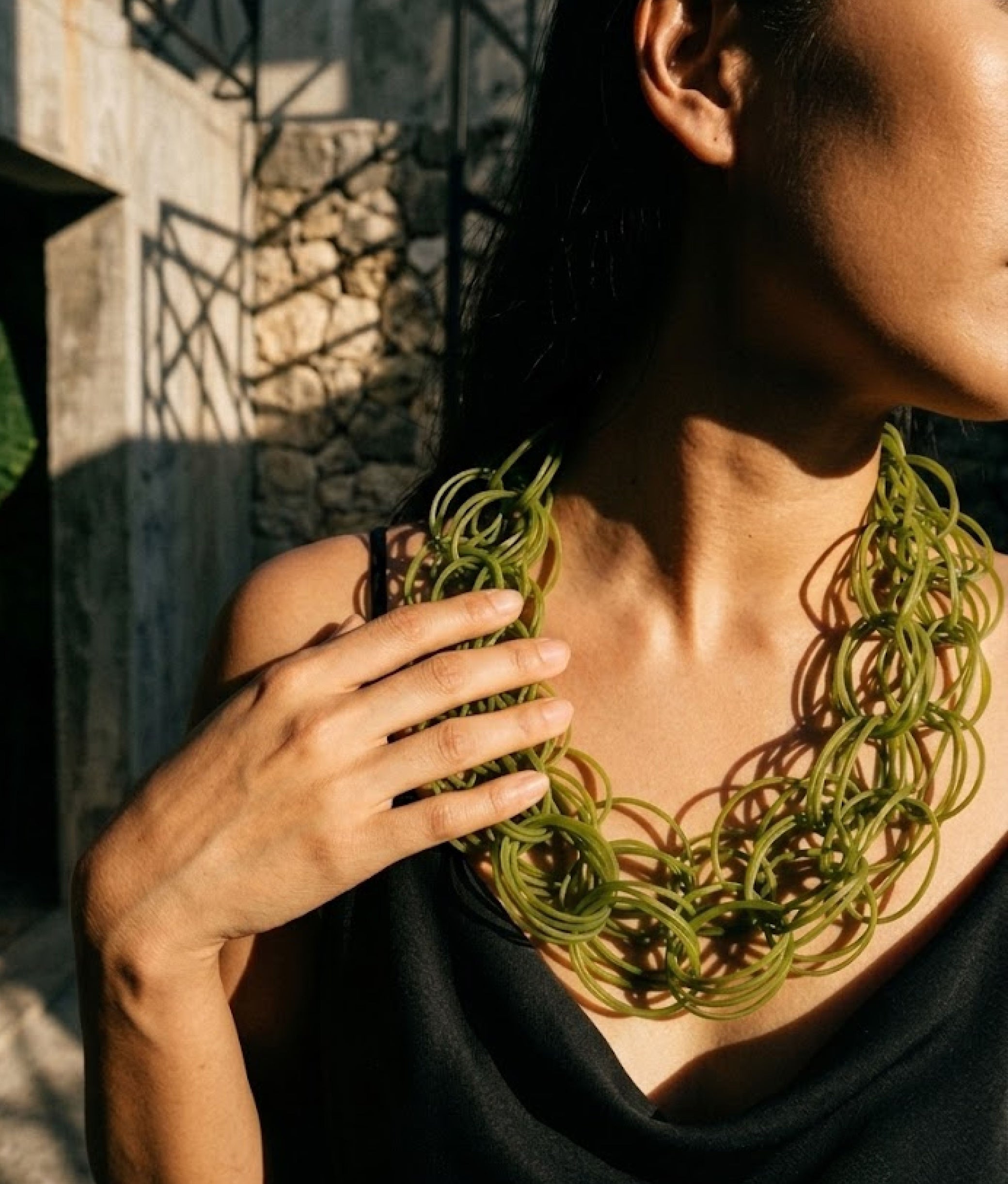 TEJER Olive Necklace L
