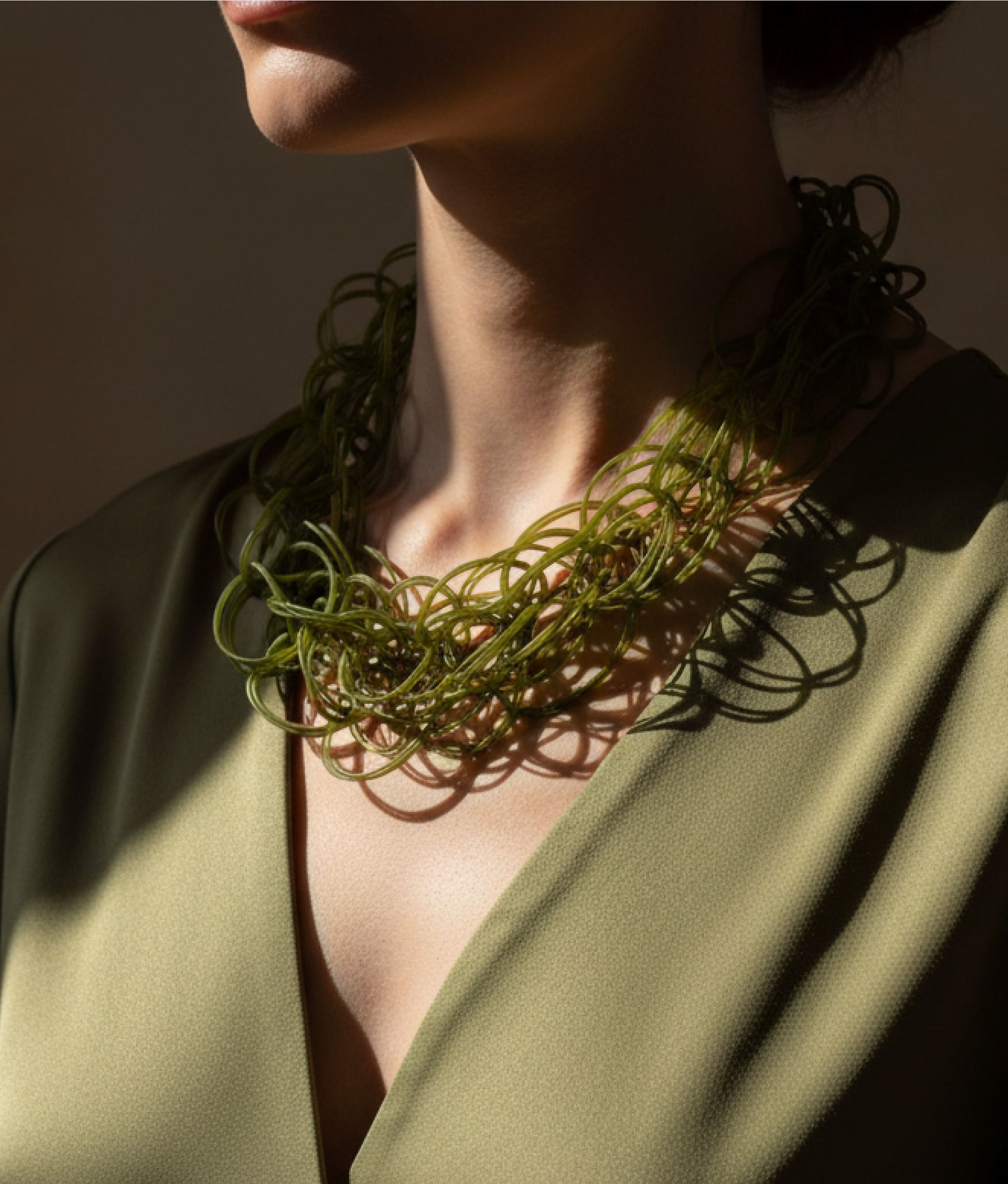 TEJER Olive Necklace S