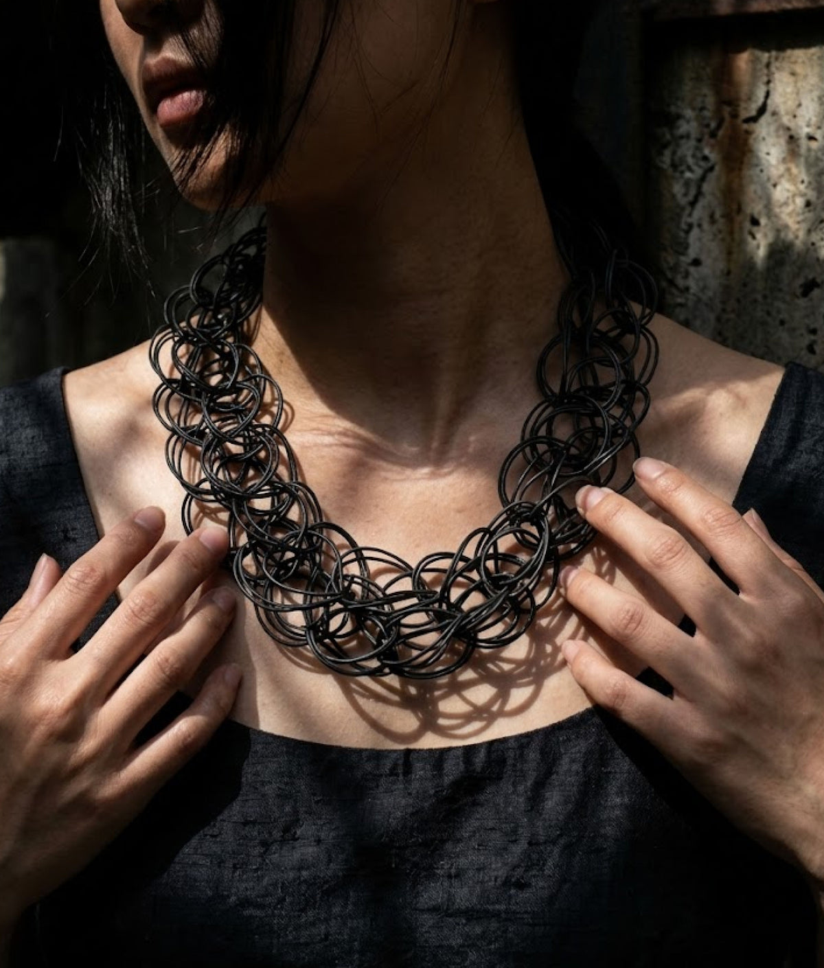 TEJER Titanium Necklace L