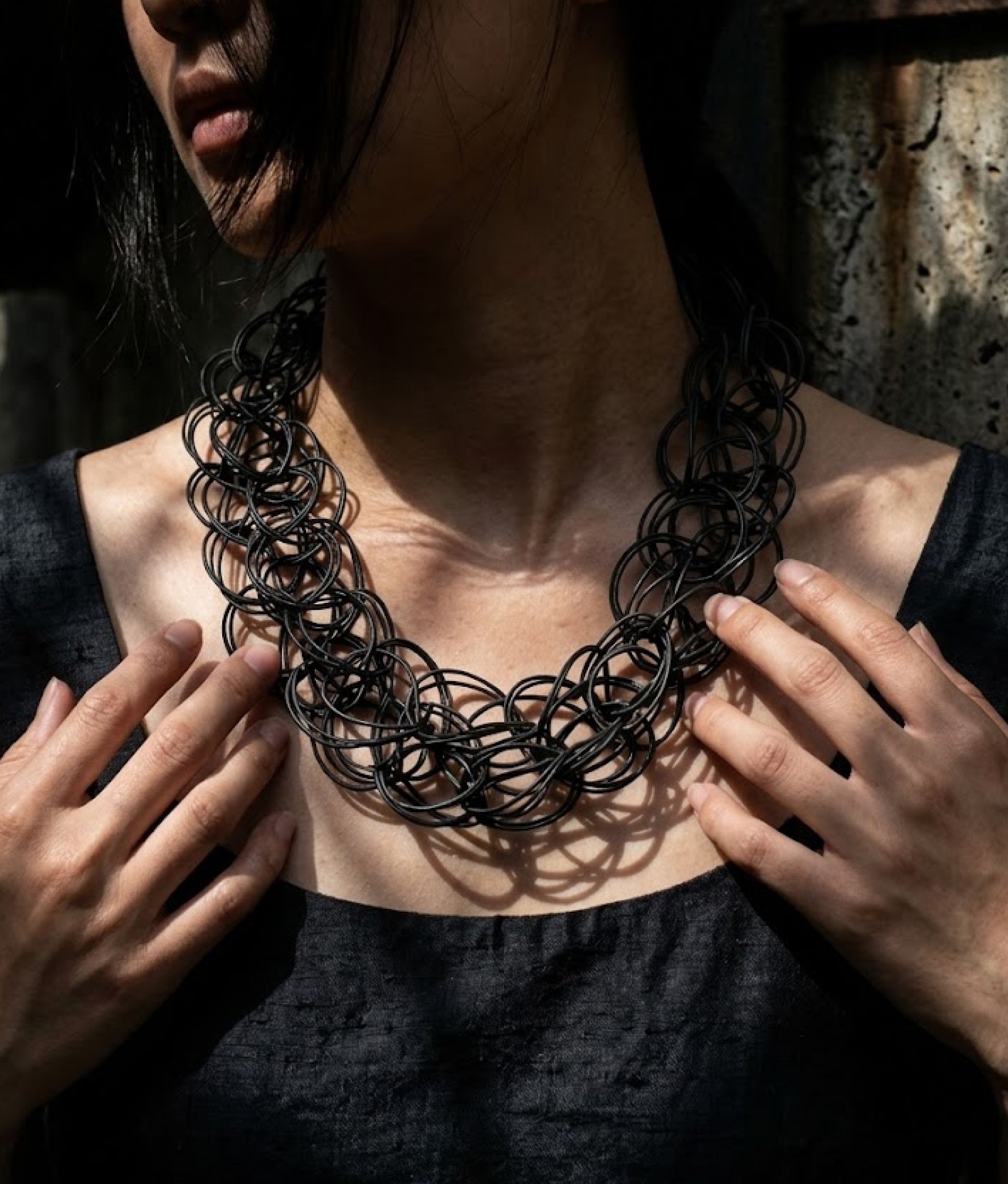 TEJER Titanium Necklace L