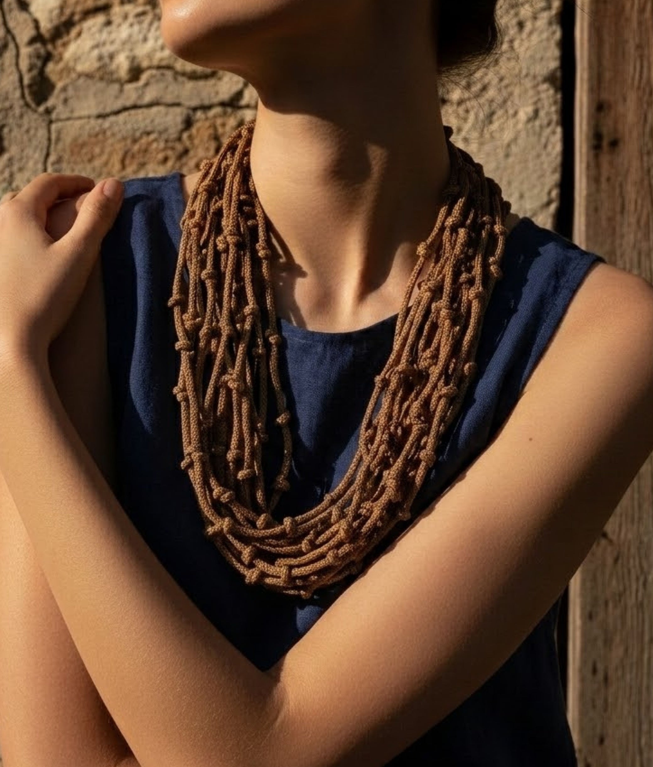 THAI Dark Yellow Necklace
