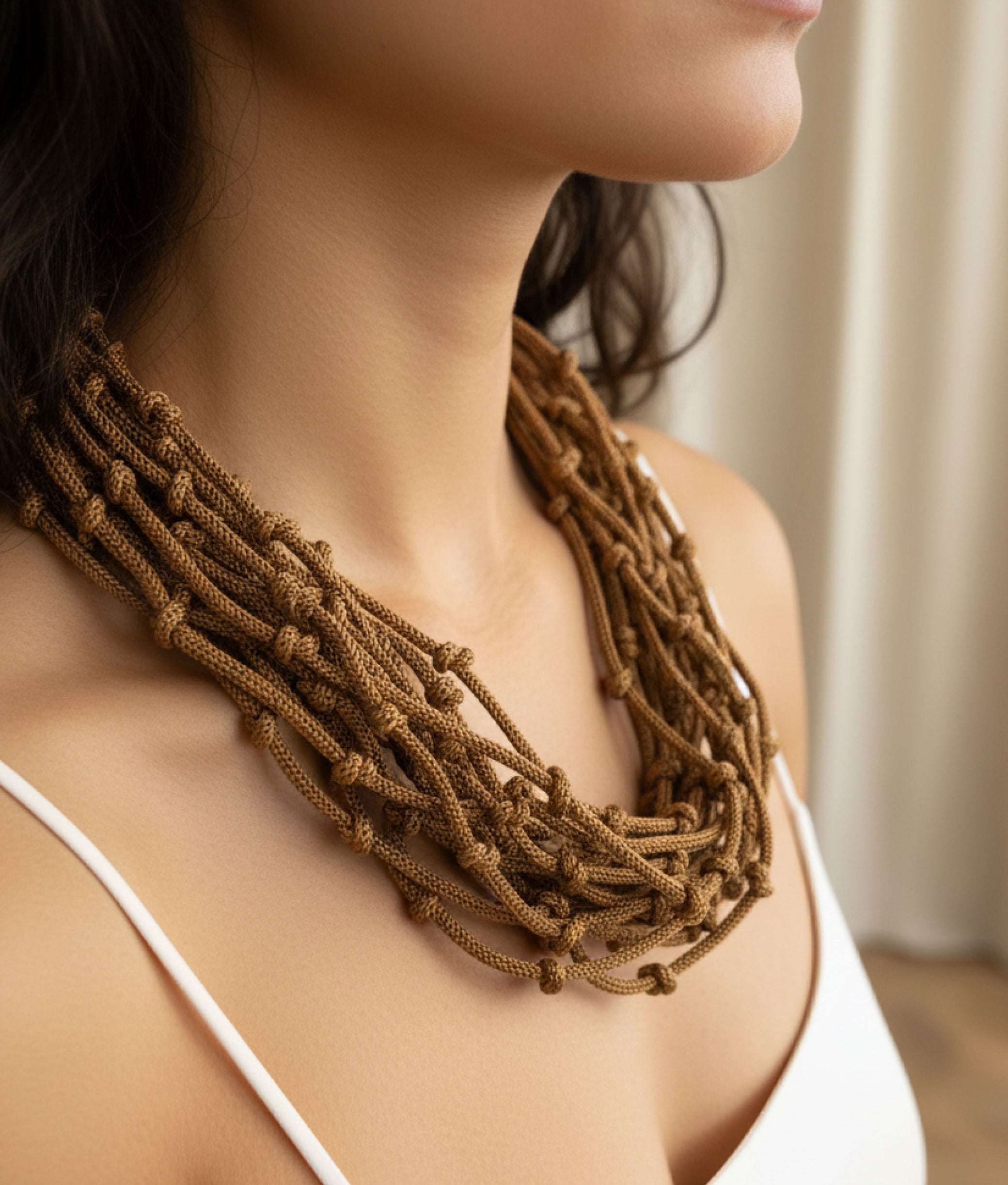 THAI Dark Yellow Necklace