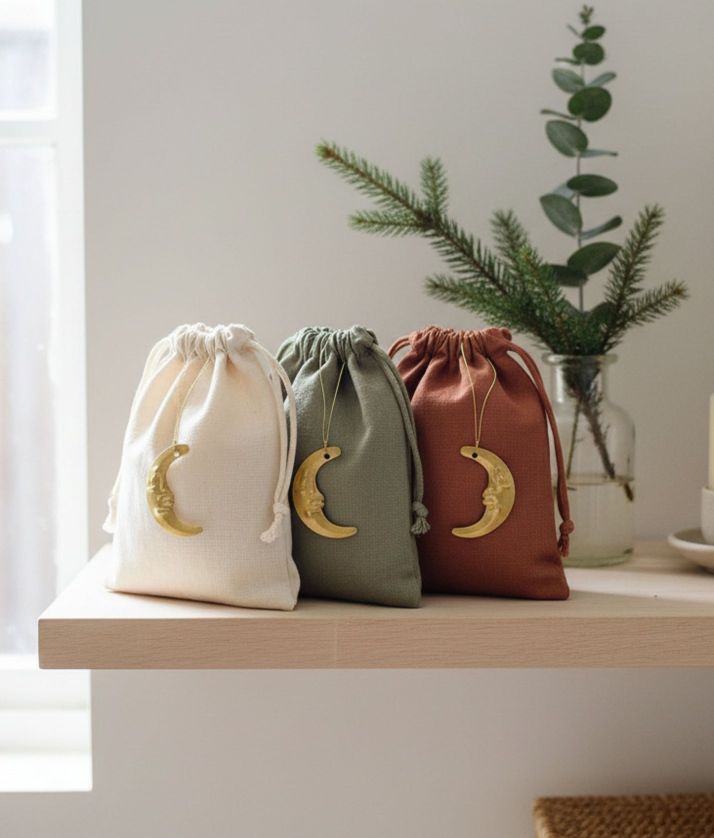 Tiny Moon Ornament