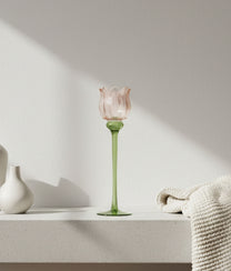 Light Pink Tulip Tea Candle Holder
