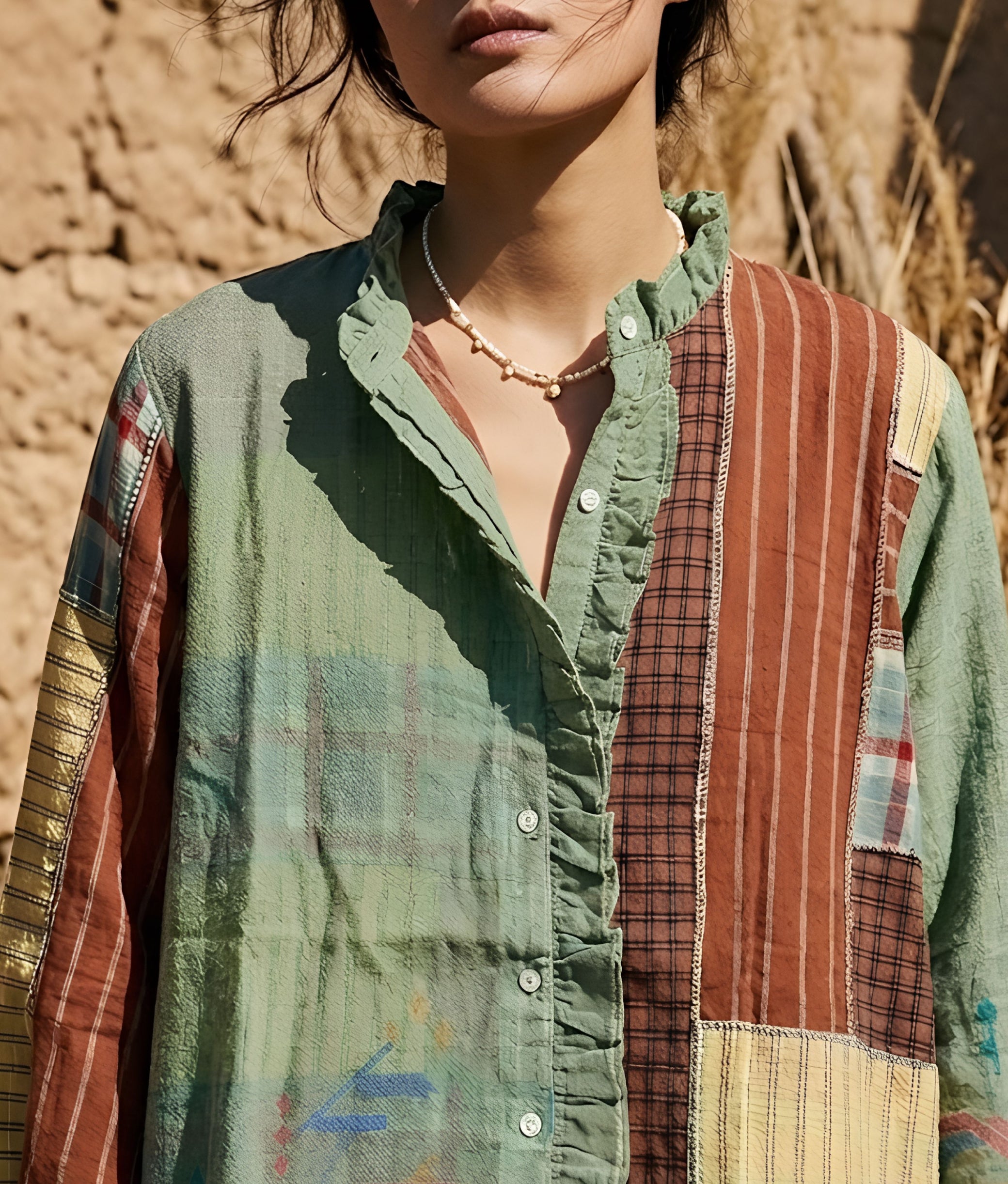 Multi Terracota Udaipur Blouse