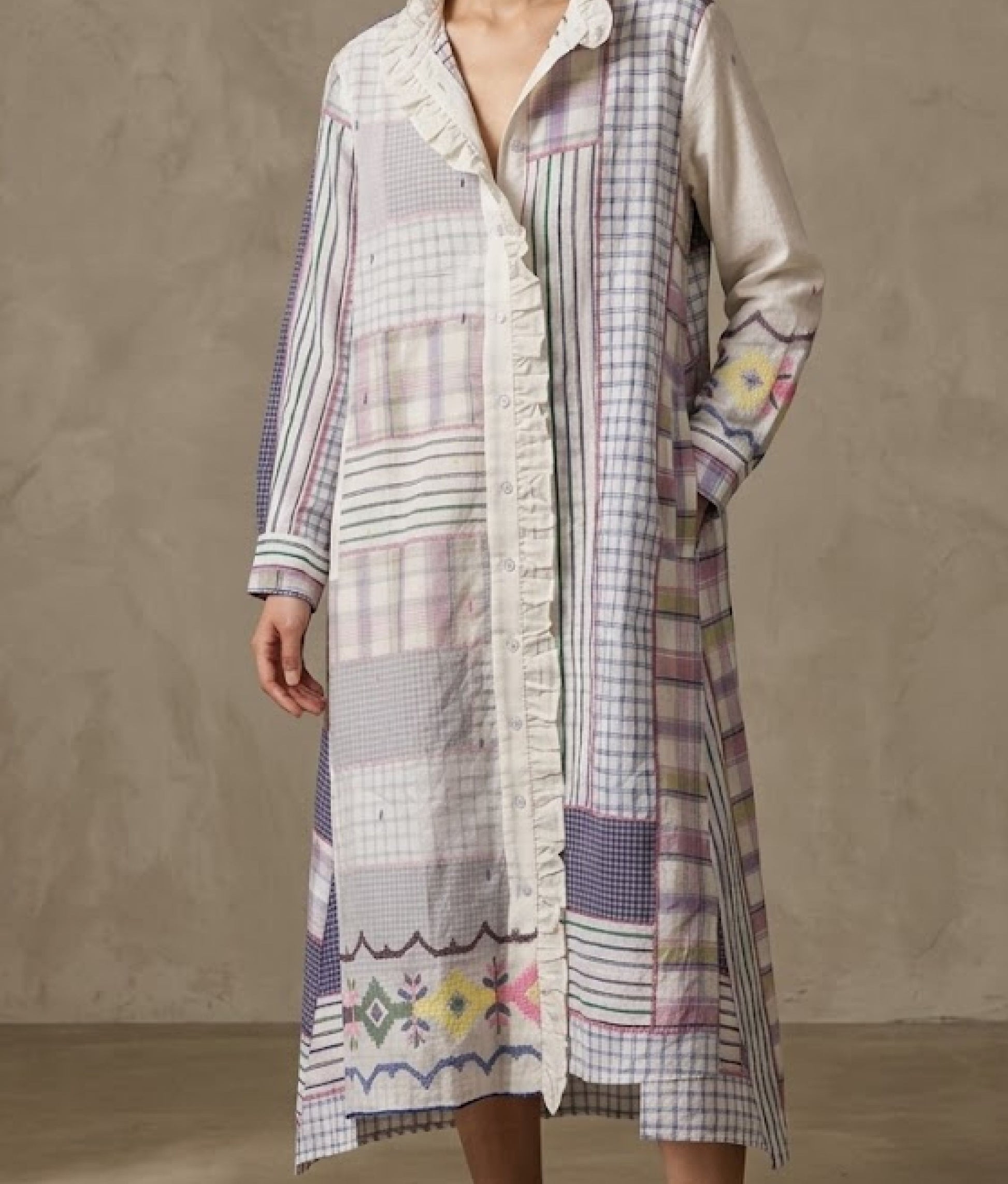 Multi Rose Udaipur Dress