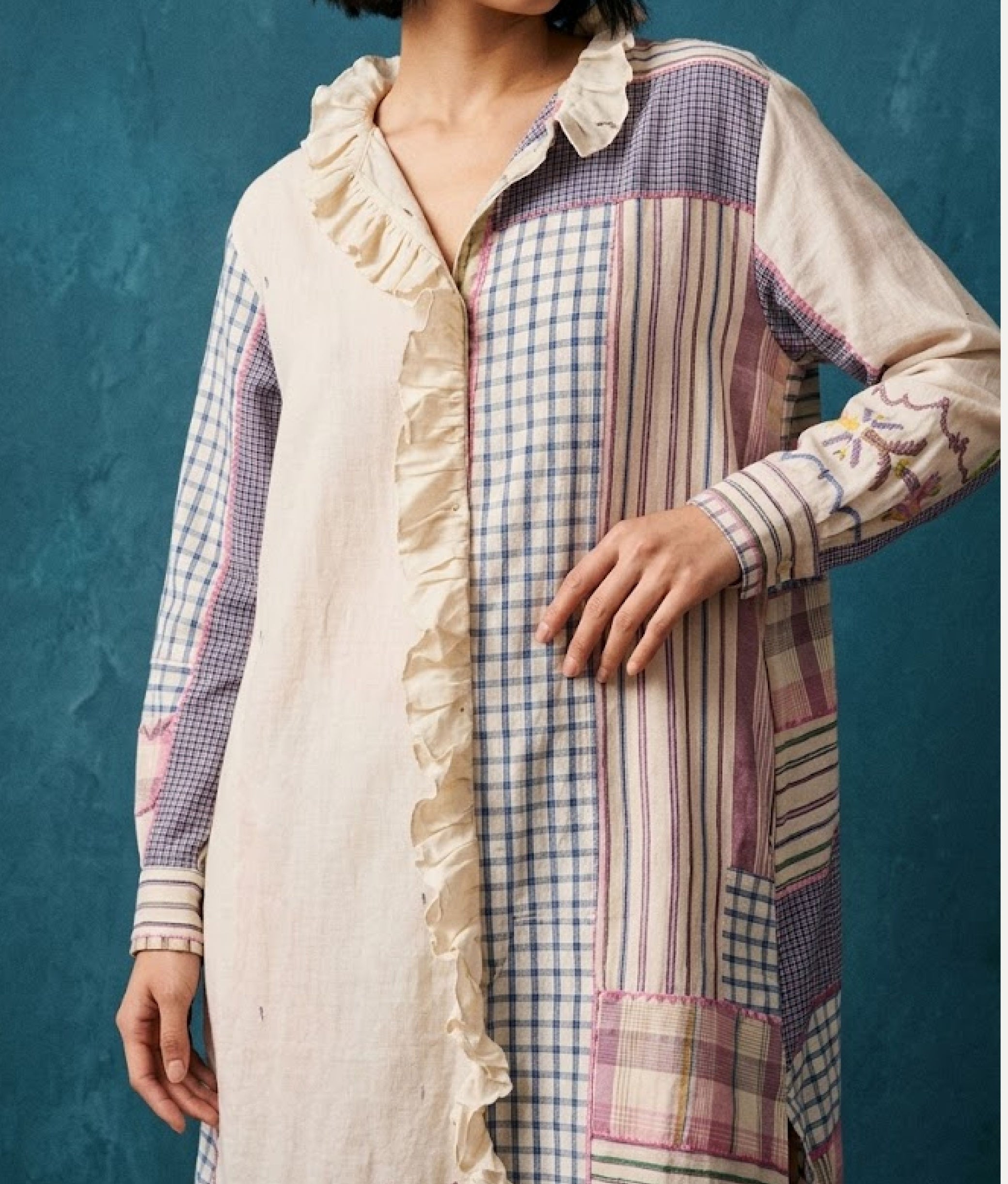 Multi Rose Udaipur Dress