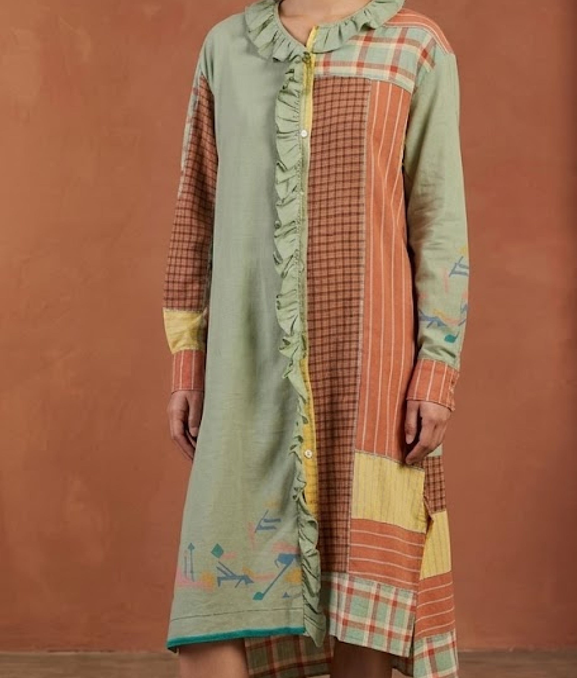 Multi Terracota Udaipur Dress