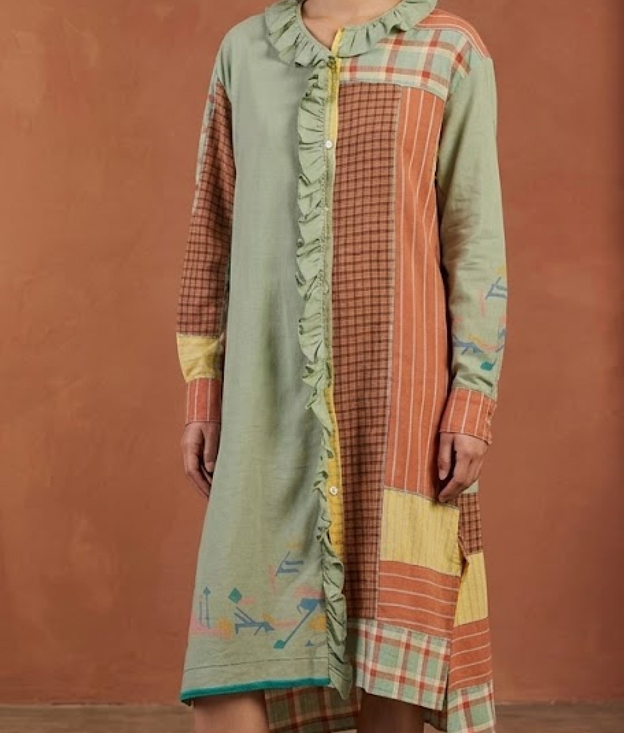 Multi Terracota Udaipur Dress