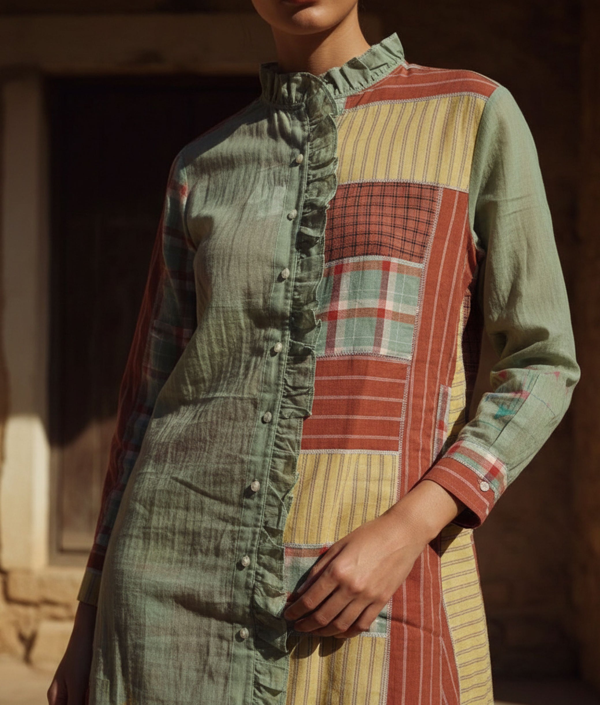 Multi Terracota Udaipur Dress