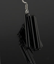 VELA VETRO 1 Black Earrings