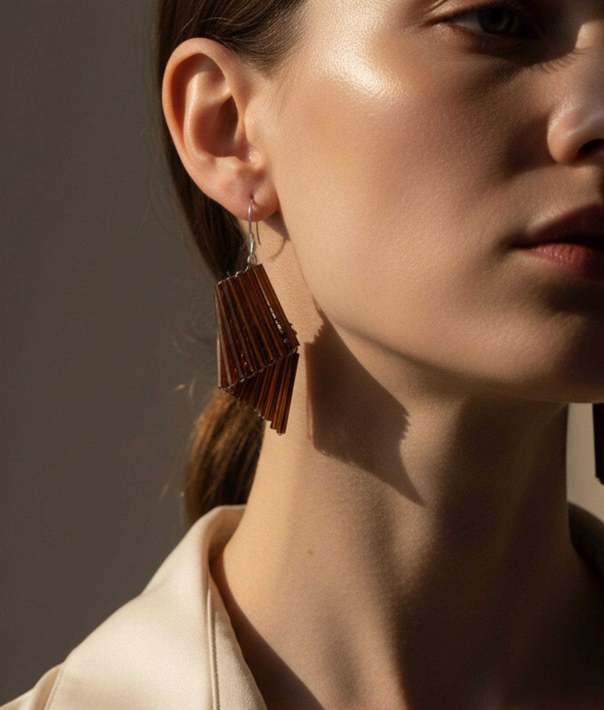 VELA VETRO 1 Bronze Earrings