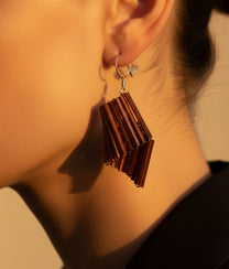 VELA VETRO 1 Bronze Earrings