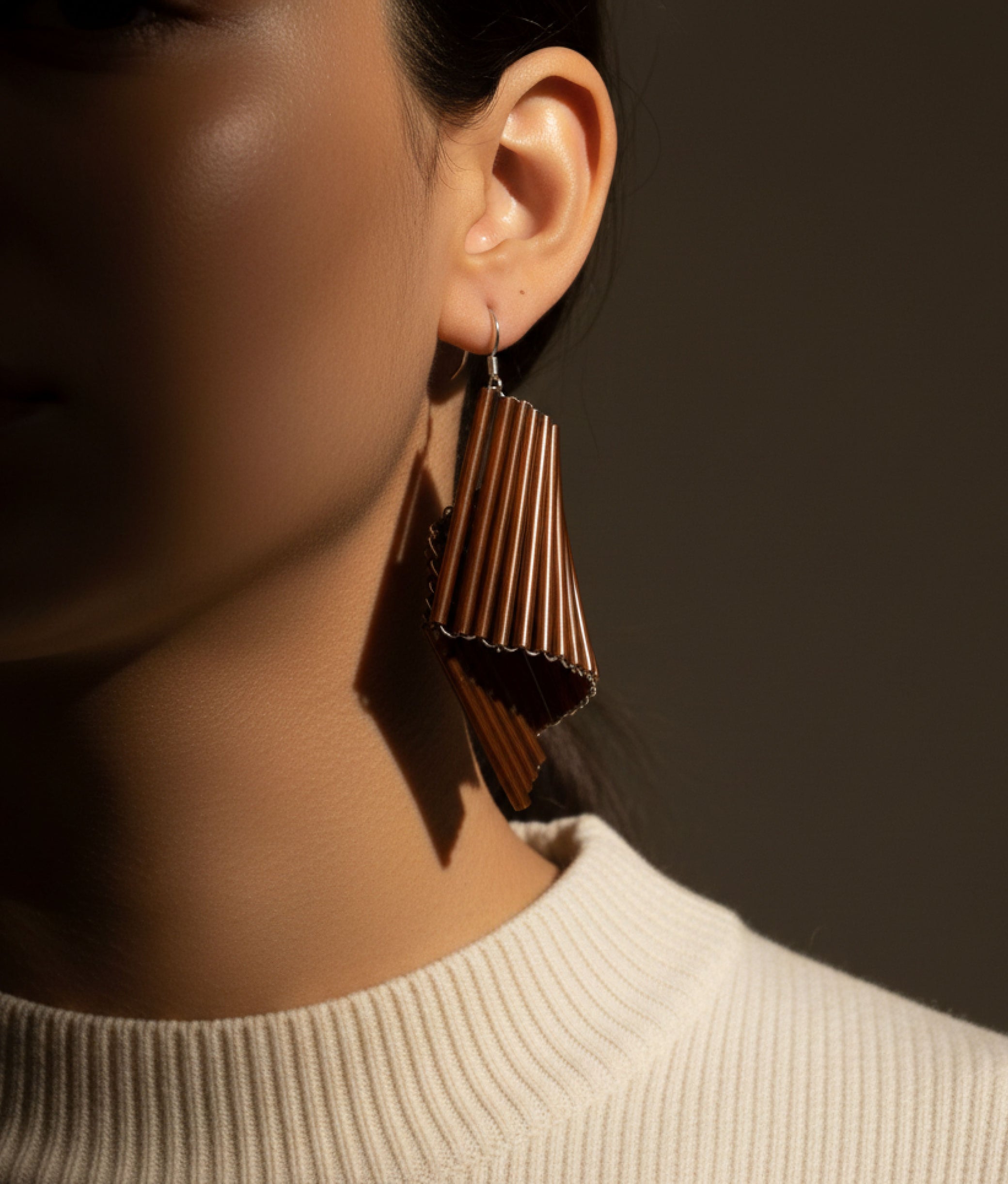 VELA VETRO 2 Bronze Earrings