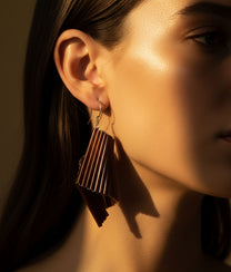 VELA VETRO 2 Bronze Earrings