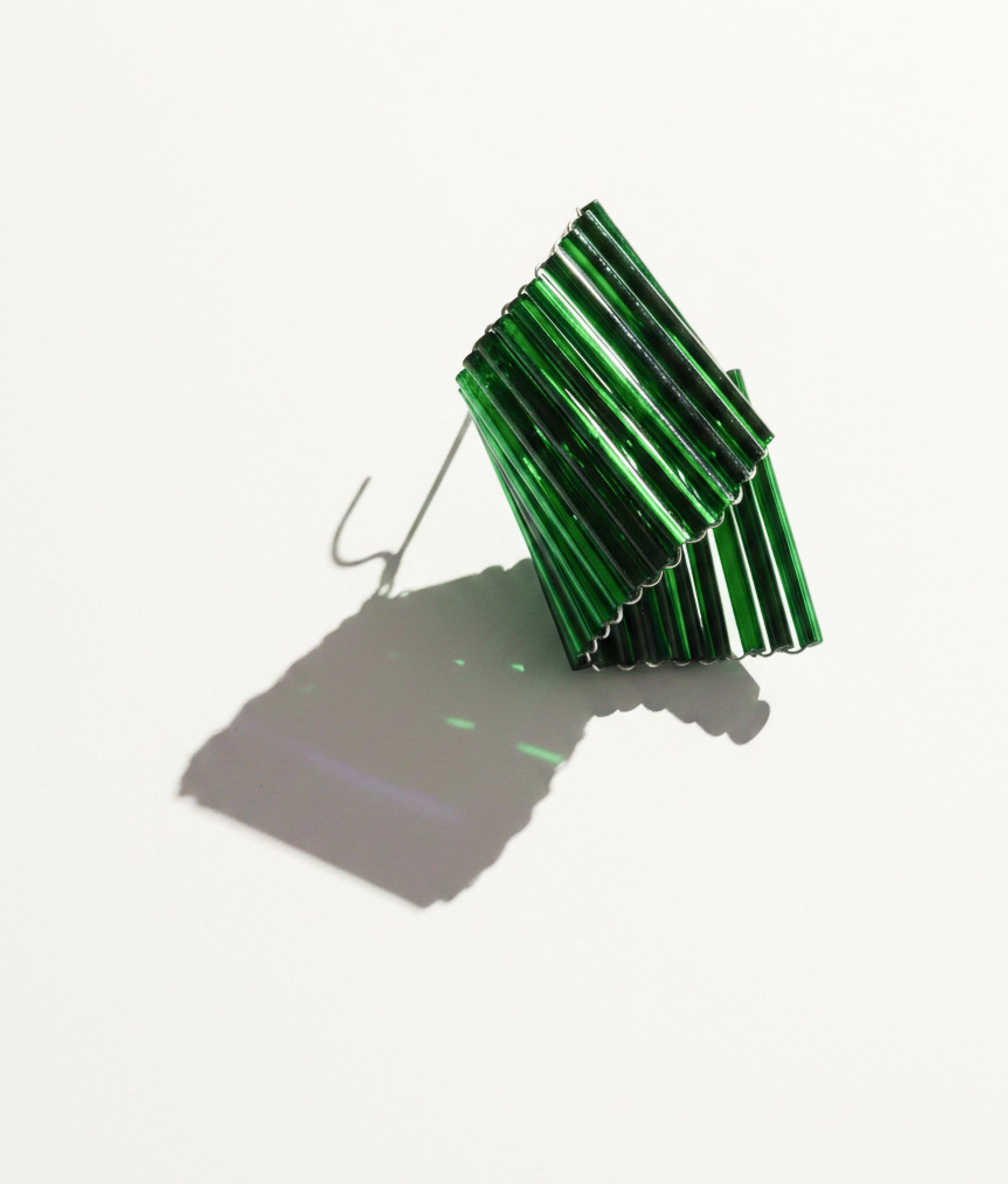 VELA VETRO 2 Emerald Earrings