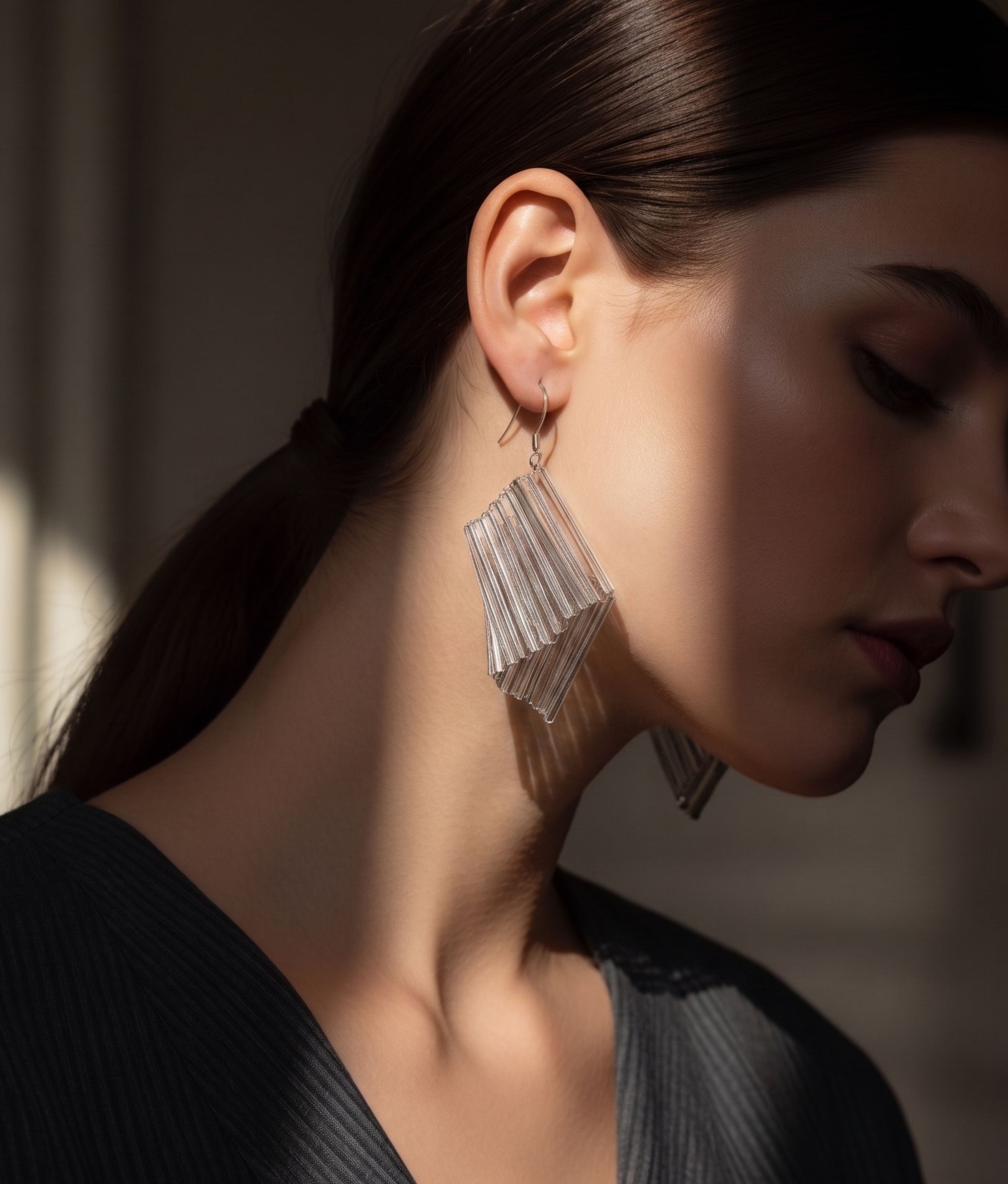 VELA VETRO 2 Transparent Earrings