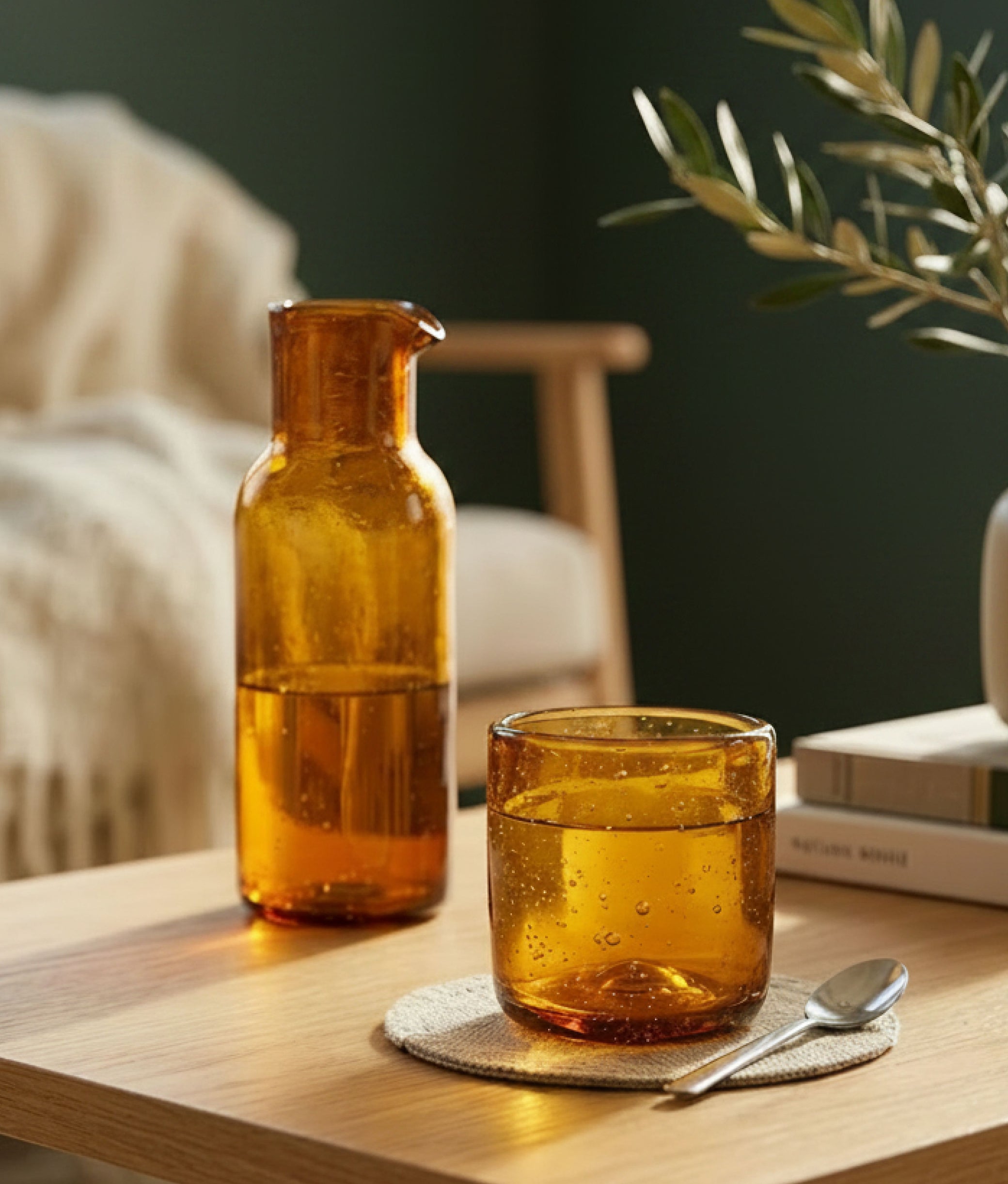 VICO Amber Water Glass