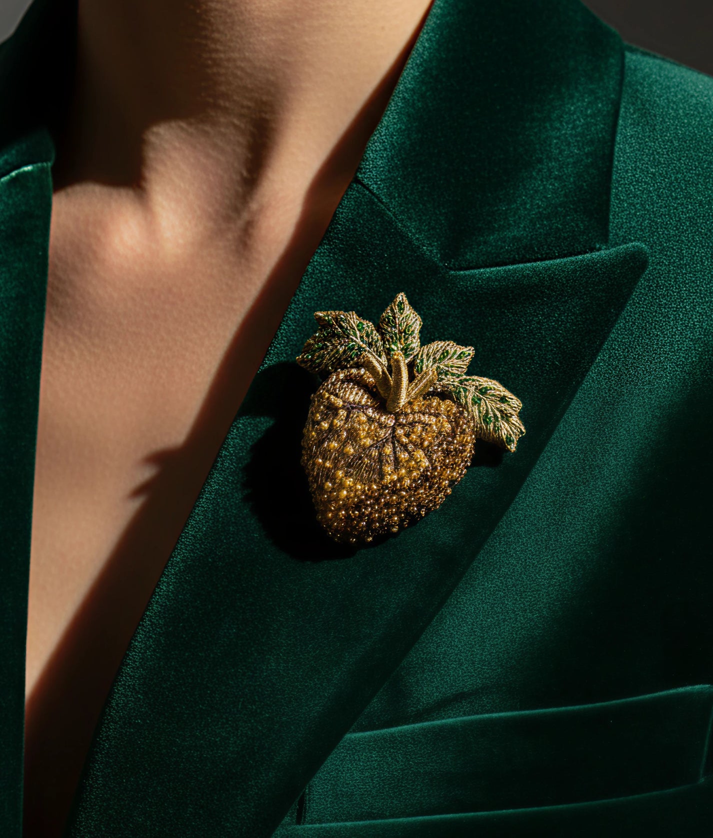 Vine Heart Brooch