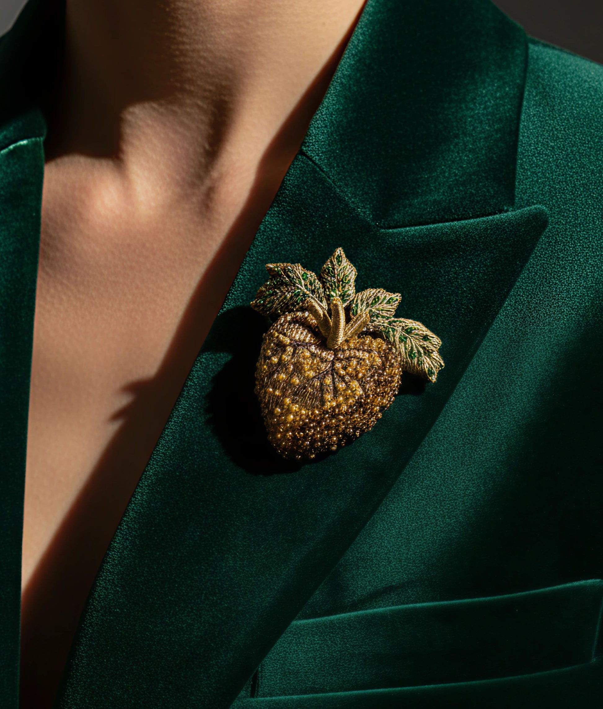 Vine Heart Brooch