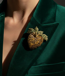 Vine Heart Brooch