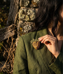 Vine Heart Brooch