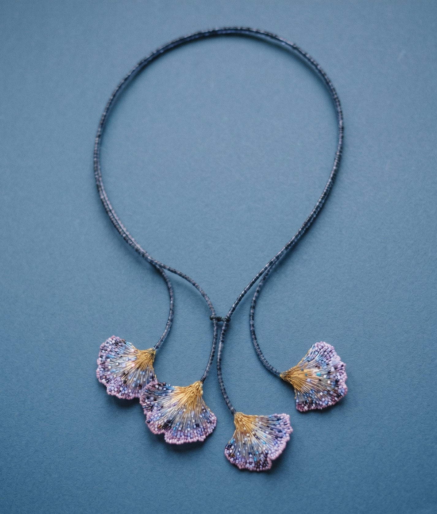 Vintage Ginkgo Leaf Necklace