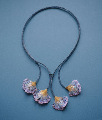 Vintage Ginkgo Leaf Necklace
