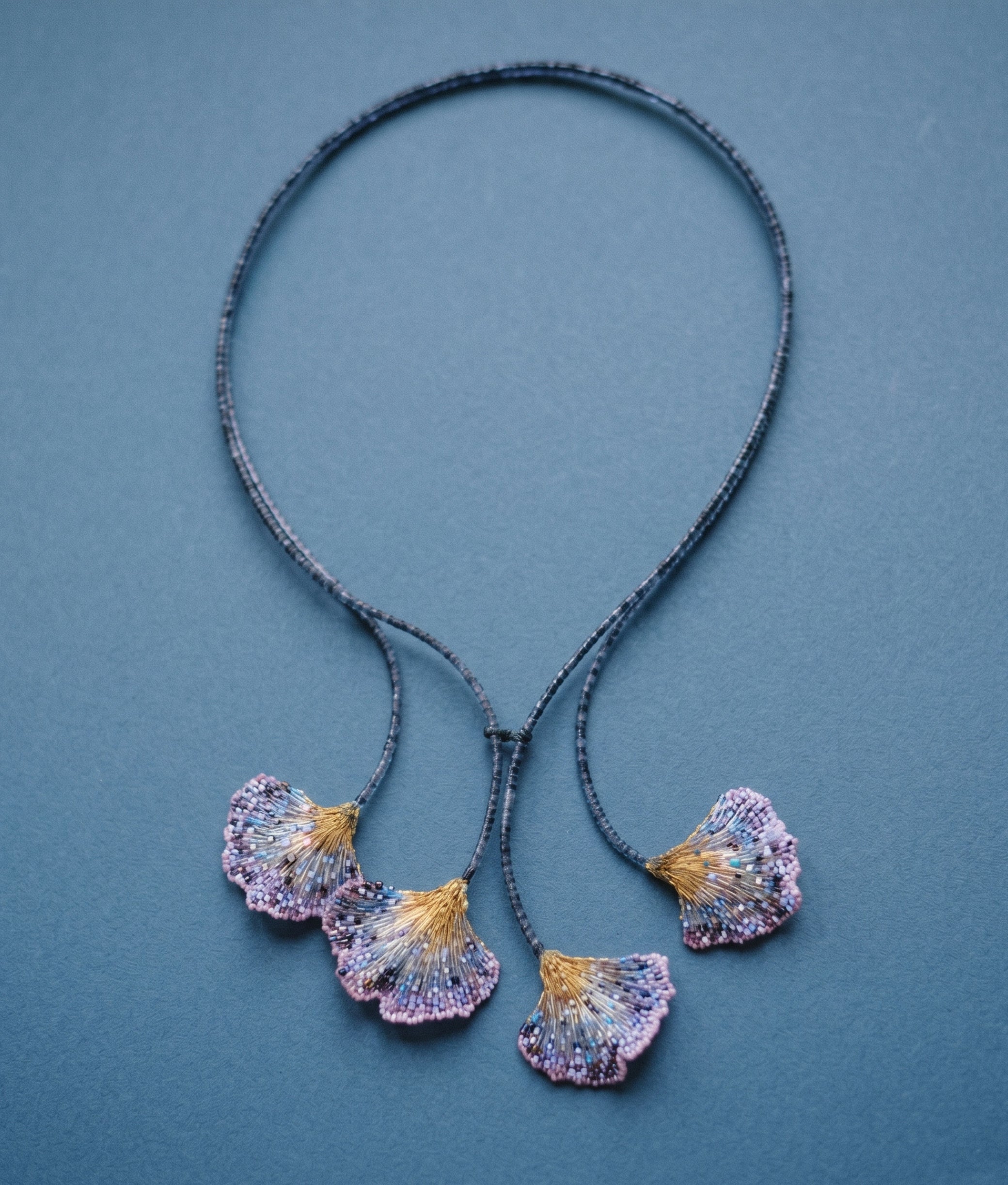 Vintage Ginkgo Leaf Necklace