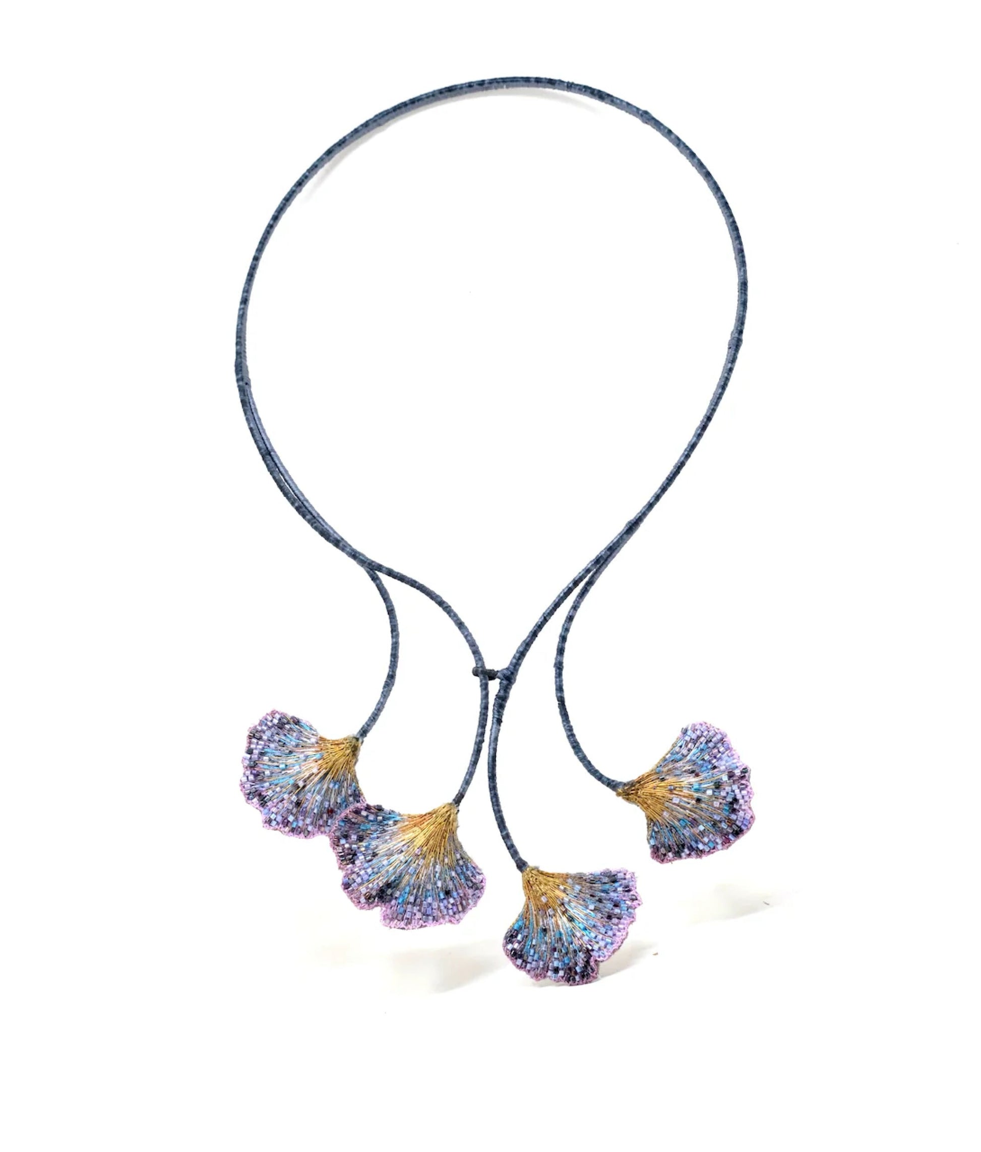 Vintage Ginkgo Leaf Necklace