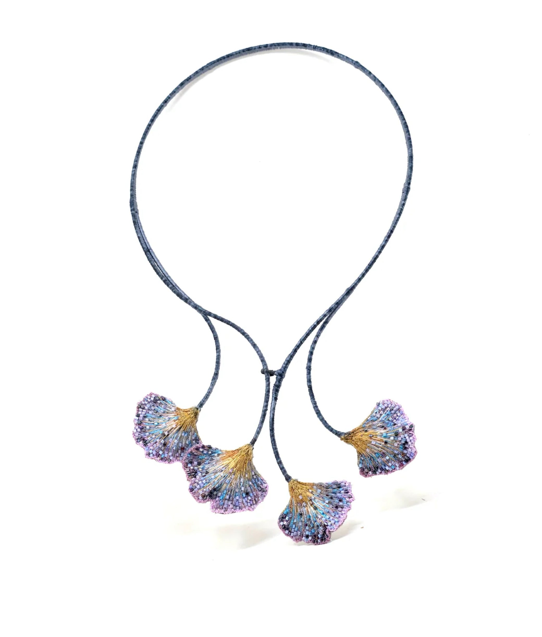 Vintage Ginkgo Leaf Necklace