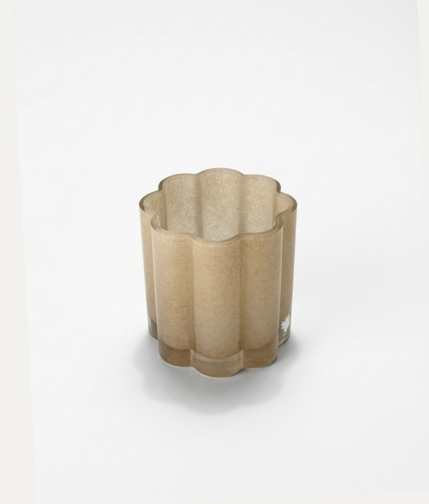 Clara Beige Votive Candle Holder Large
