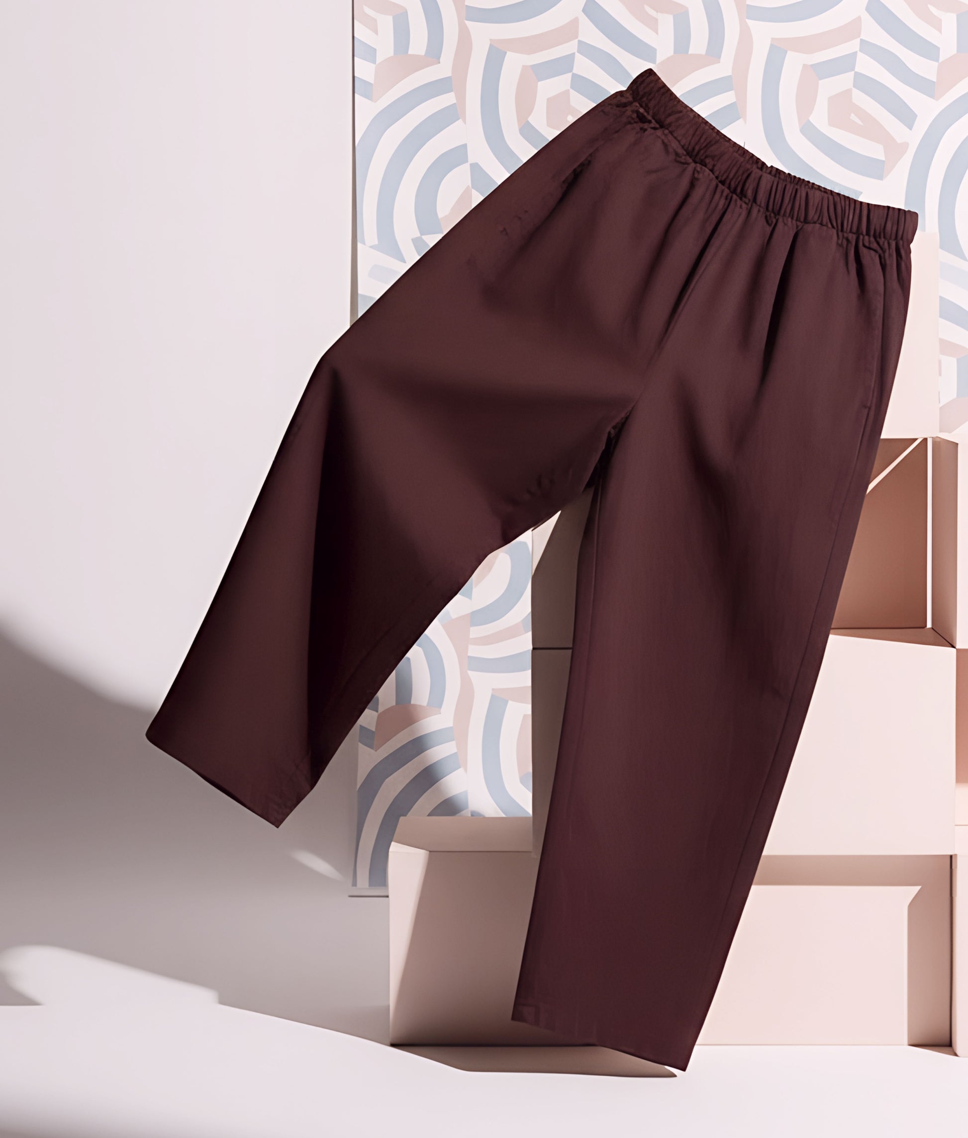 Wine Coloured Pants