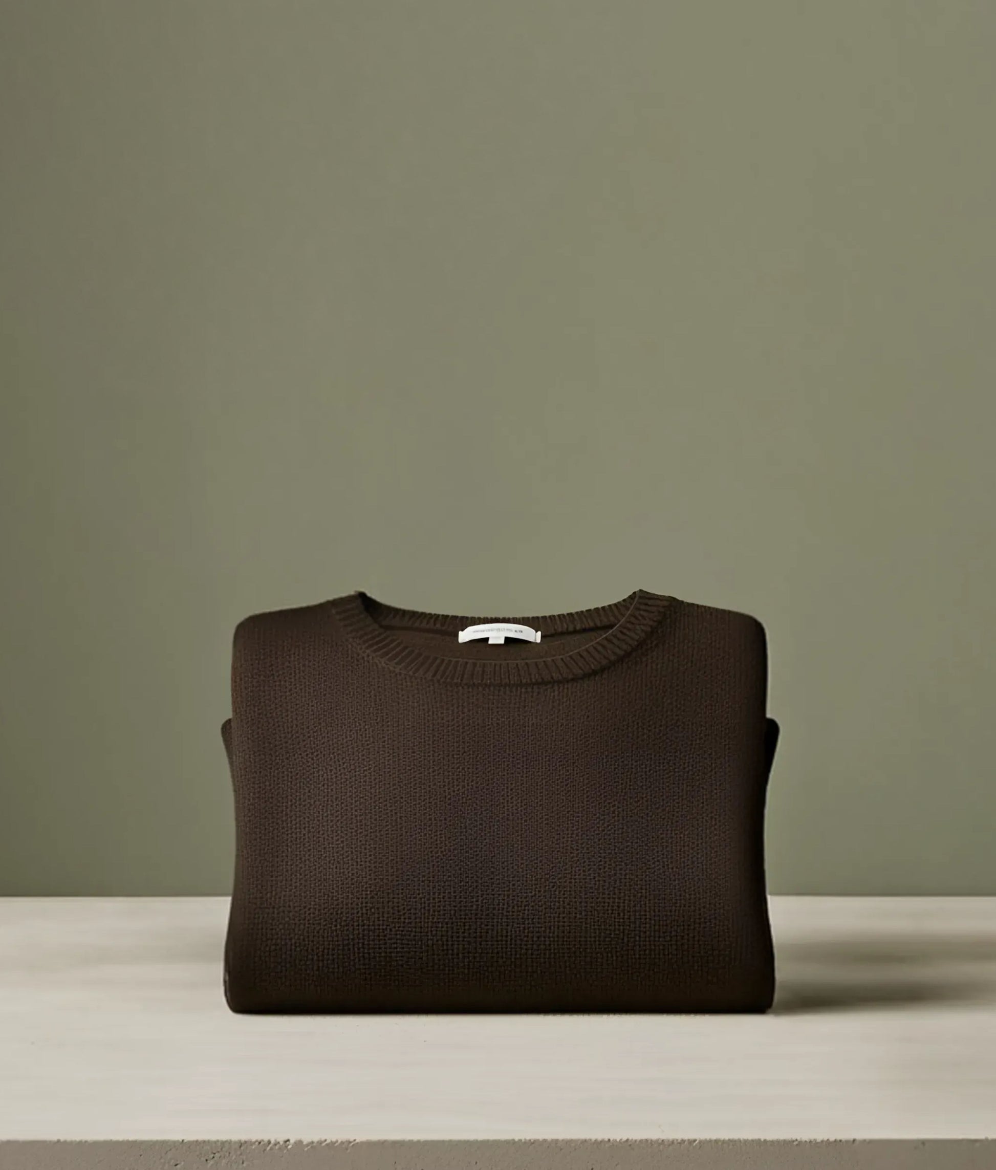 Brown Wool Pullover