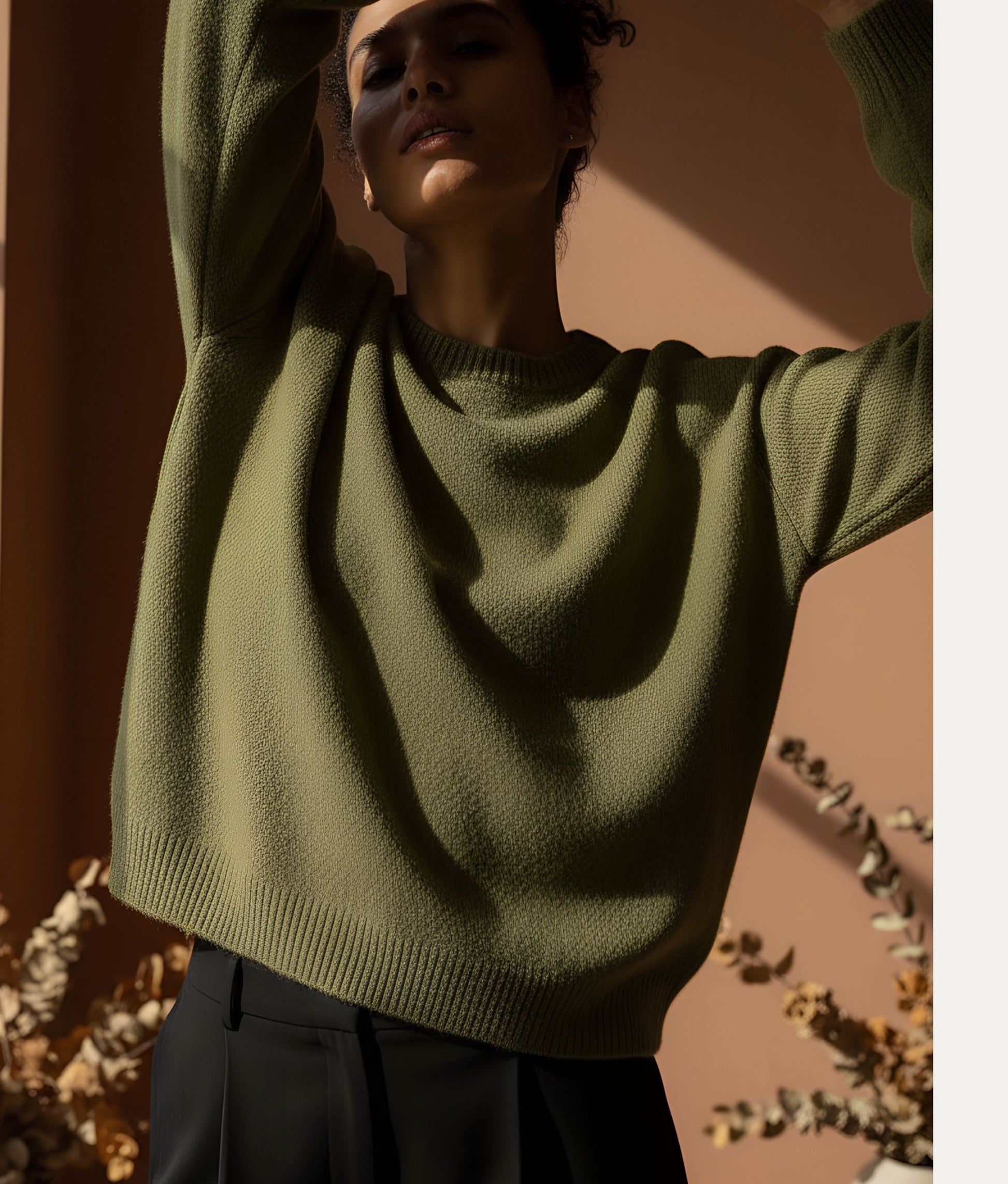 Green Wool Pullover