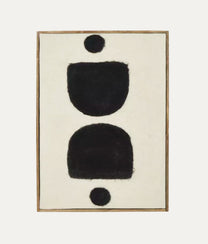 Wooly Canvas with Wood Frame