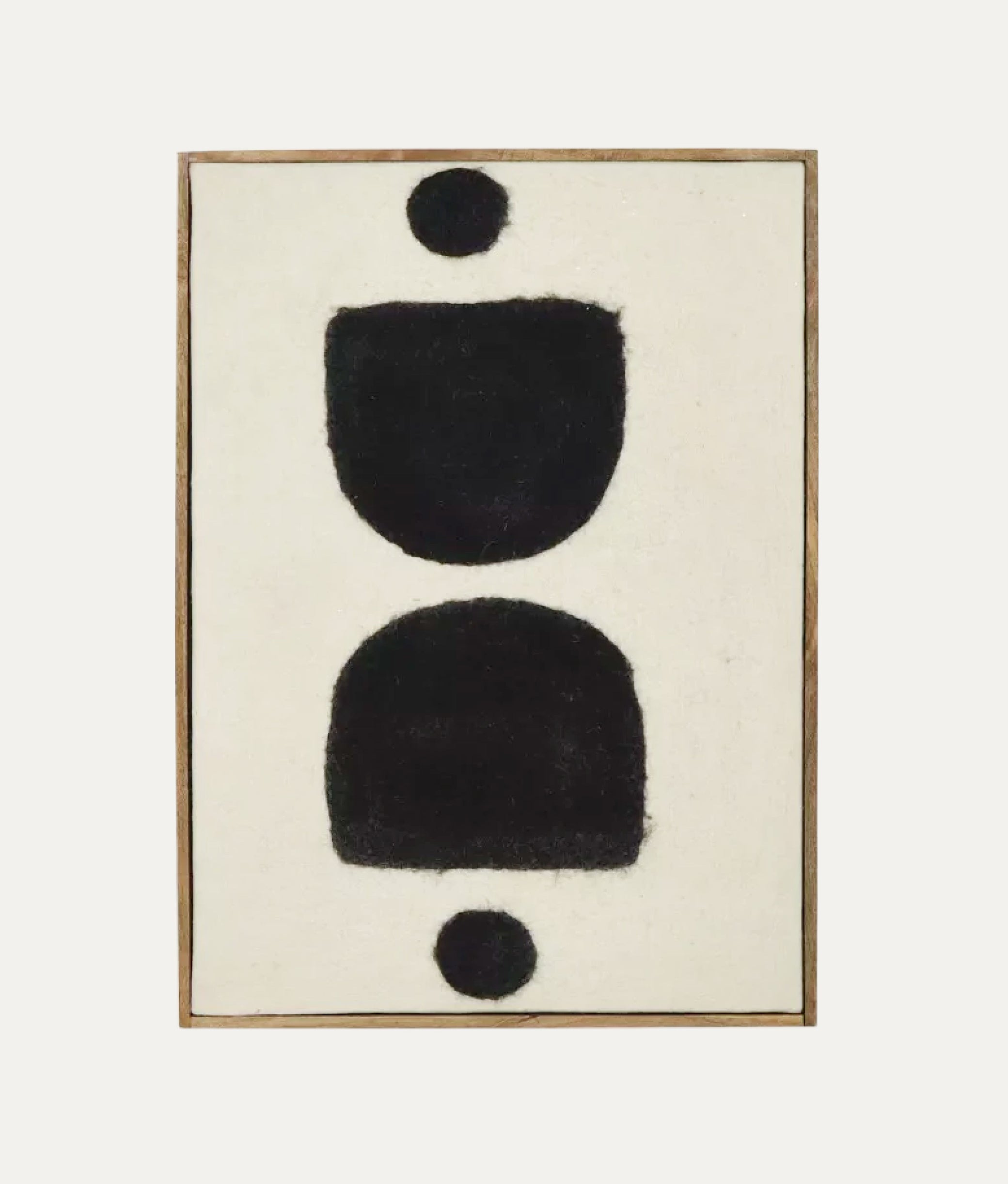 Wooly Canvas with Wood Frame