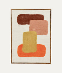 Wooly Canvas with Wood Frame