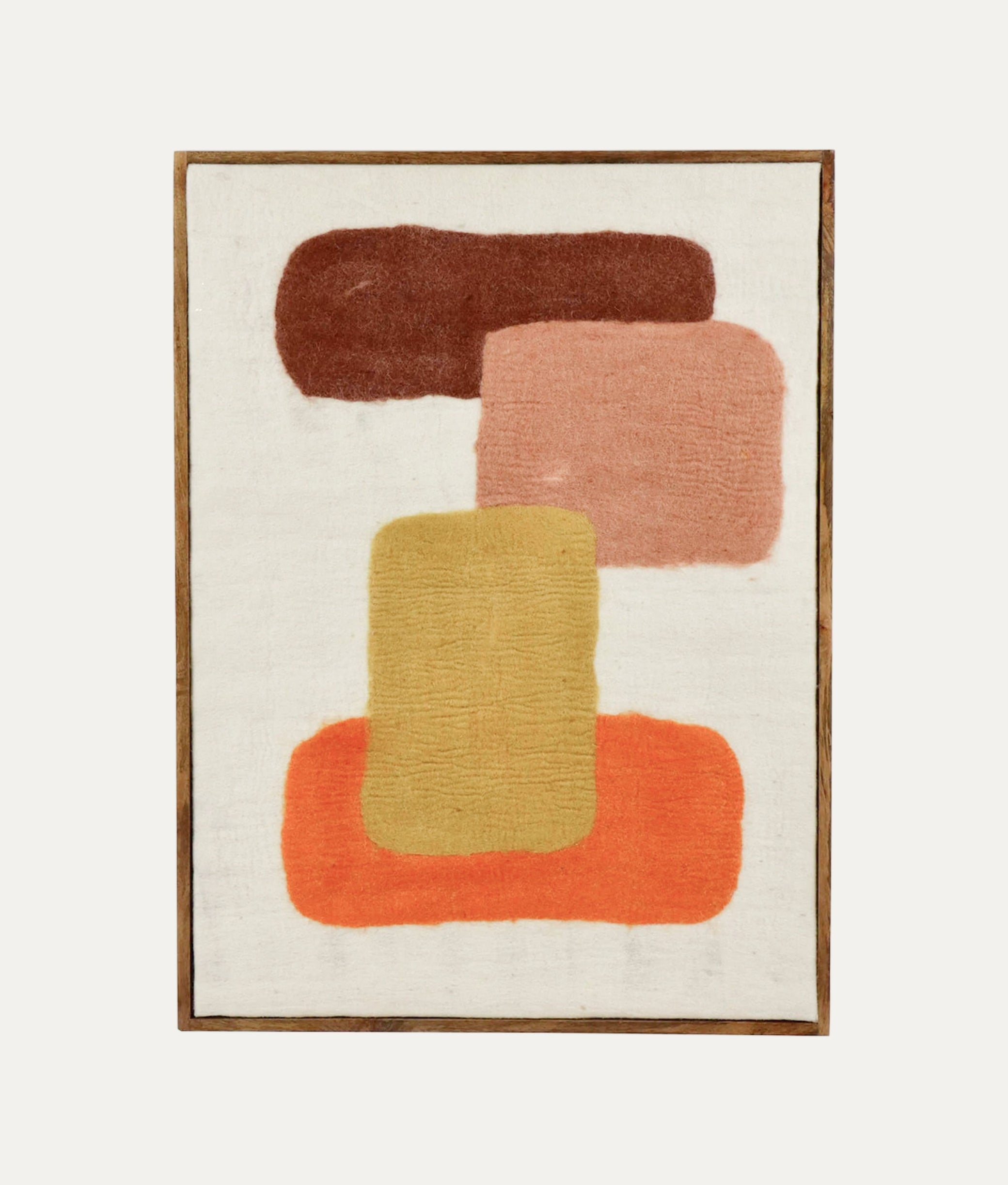 Wooly Canvas with Wood Frame