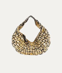 Shoulder Golden Woven Bag